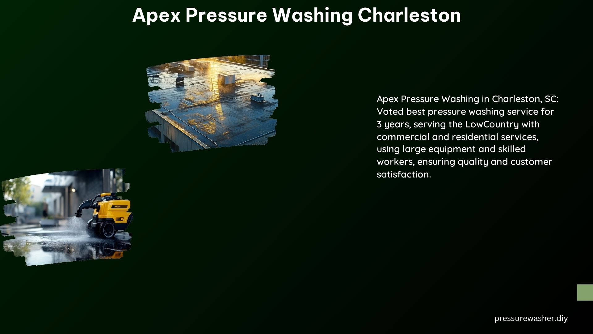 Apex Pressure Washing Charleston