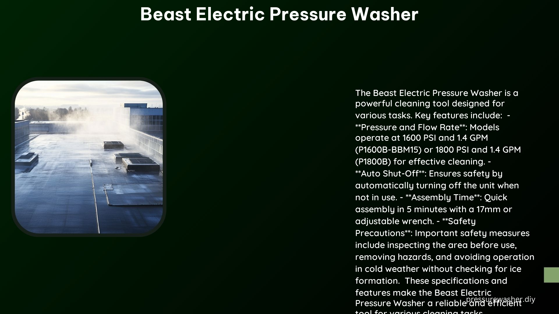 Beast Electric Pressure Washer