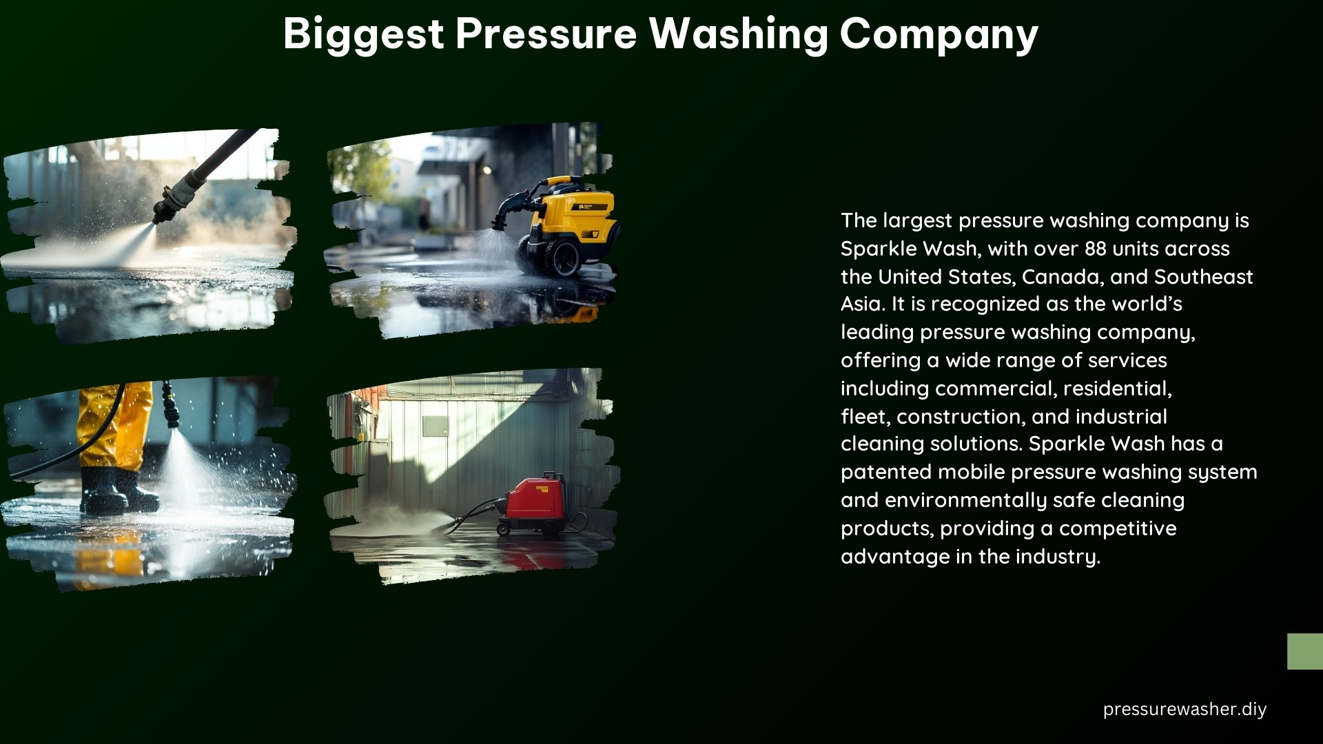 Biggest Pressure Washing Company
