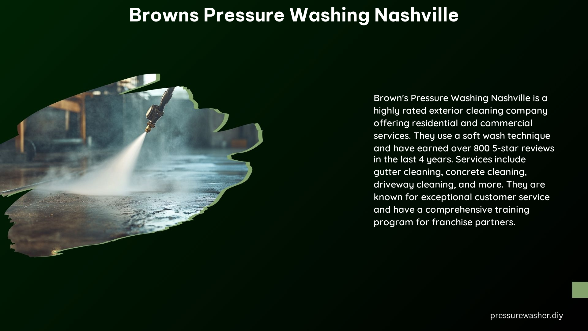 Browns Pressure Washing Nashville