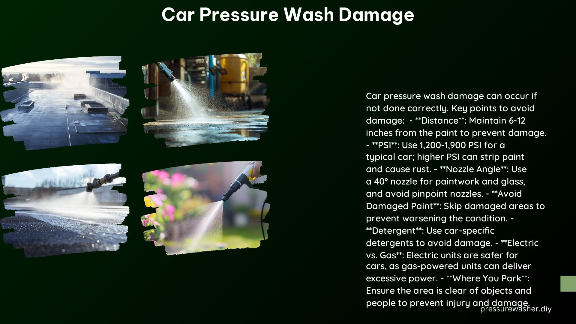 Car Pressure Wash Damage 1