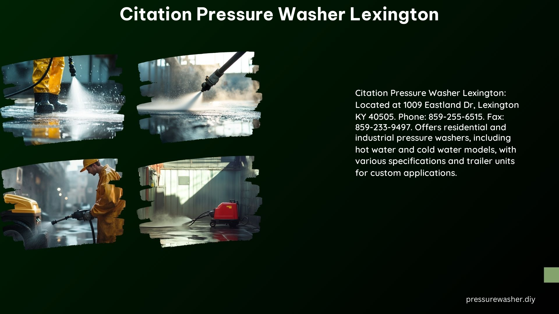 Citation Pressure Washer