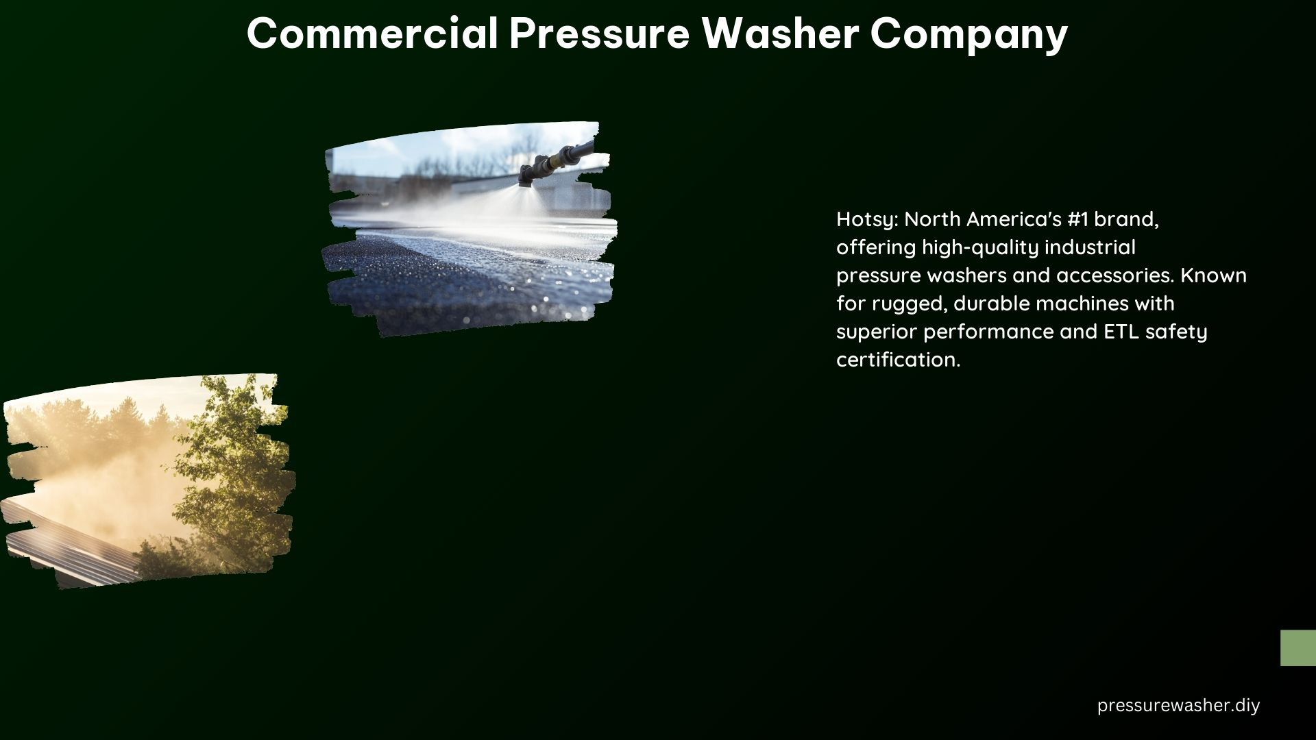 Commercial Pressure Washer Company