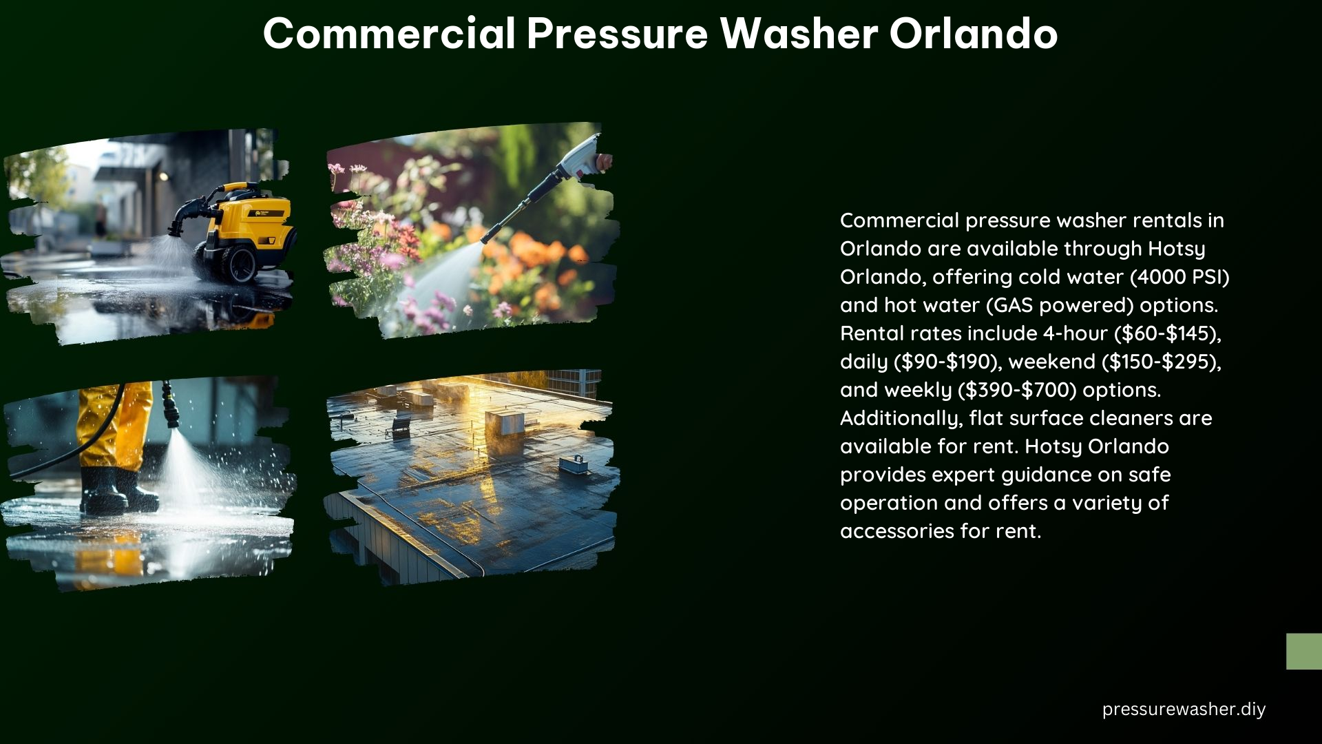 Commercial Pressure Washer Orlando