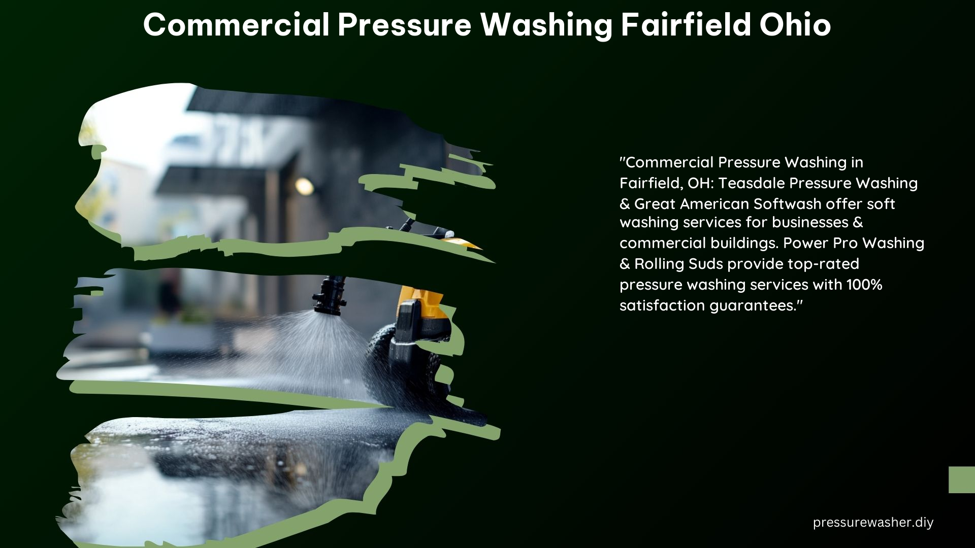 Commercial Pressure Washing Fairfield Ohio
