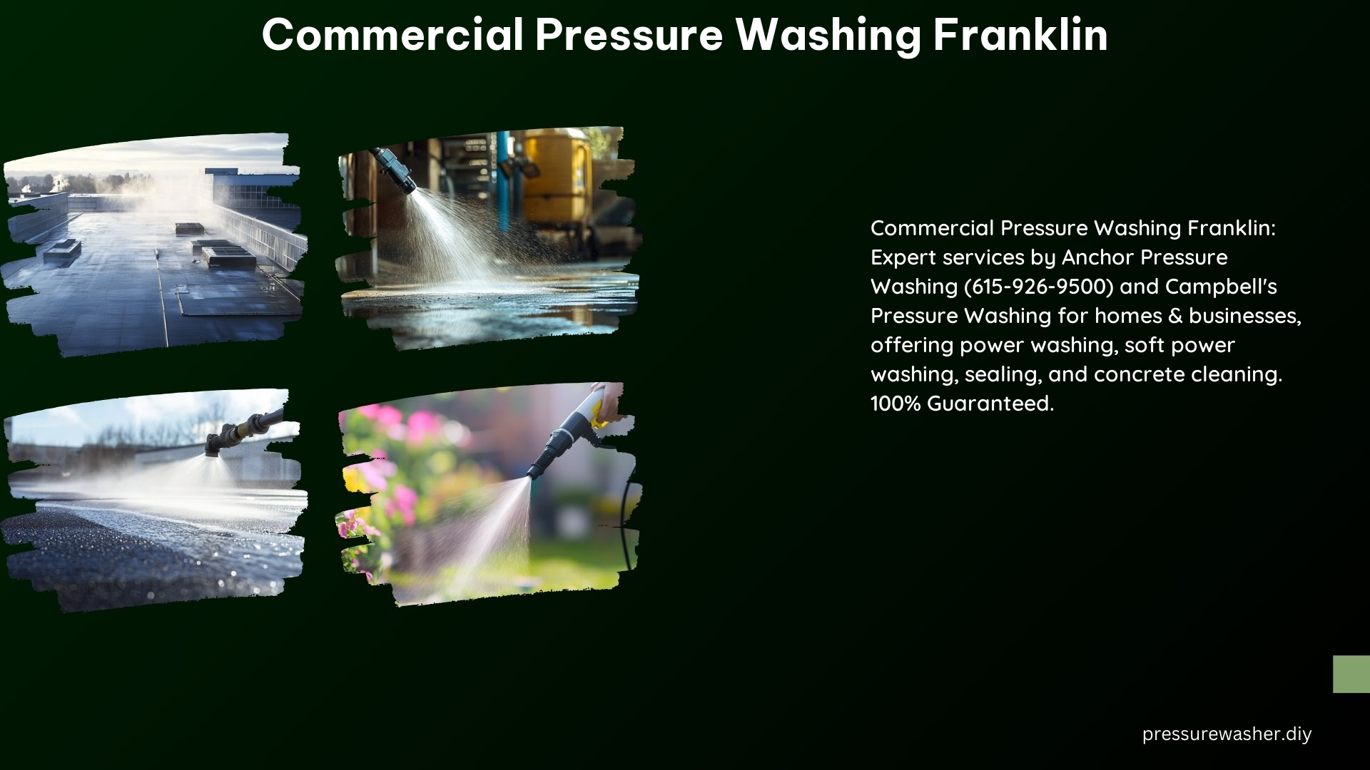 Commercial Pressure Washing Franklin
