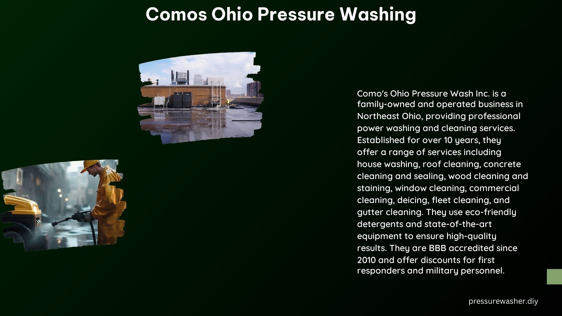 Comos Ohio Pressure Washing