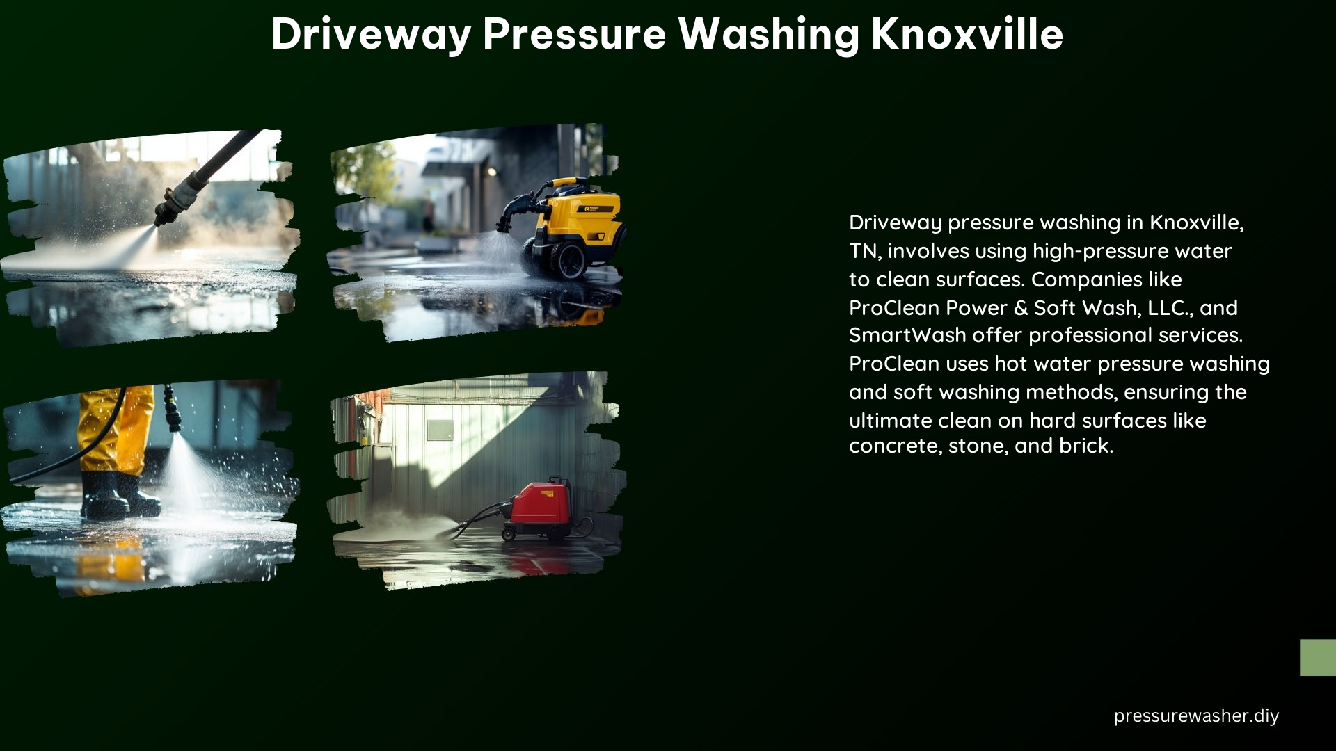 Driveway Pressure Washing