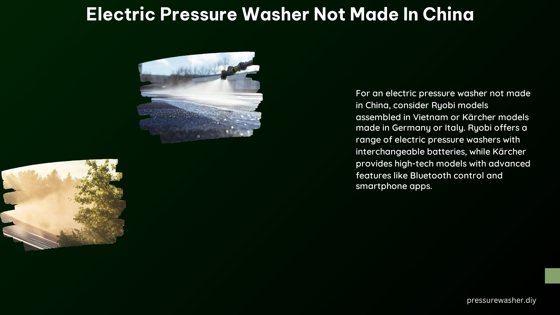 Electric Pressure Washer Not Made in China