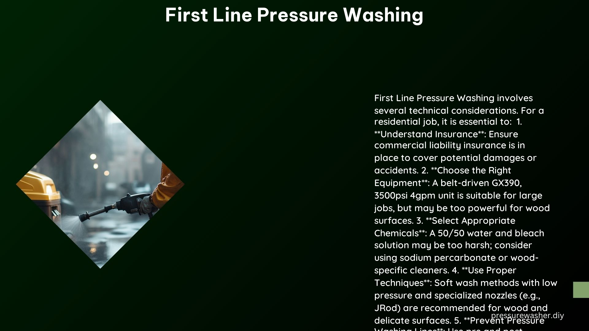First Line Pressure Washing