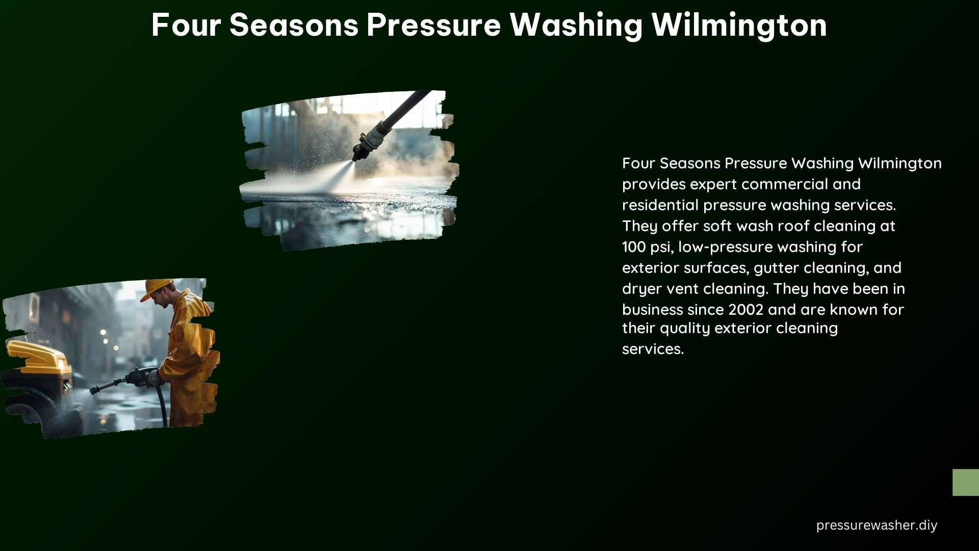 Four Seasons Pressure Washing Wilmington