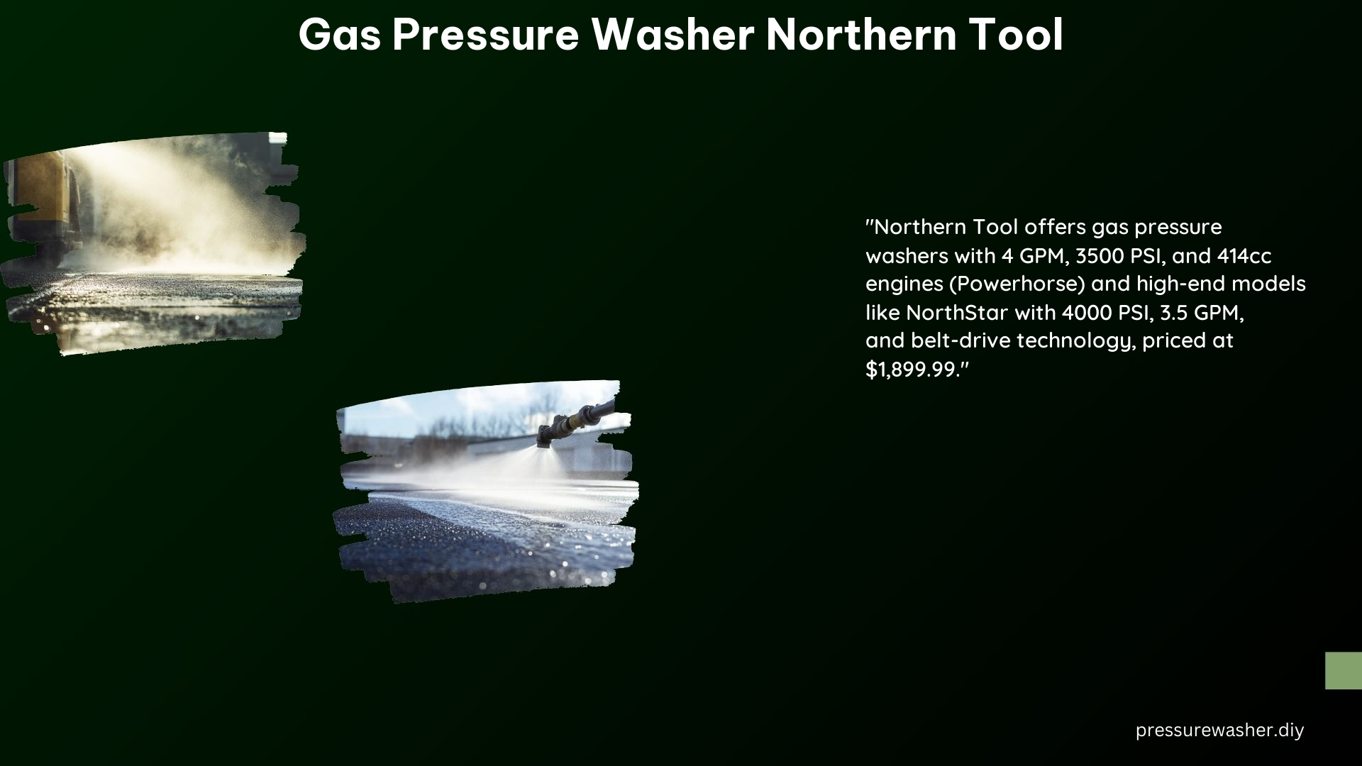 Gas Pressure Washer Northern Tool