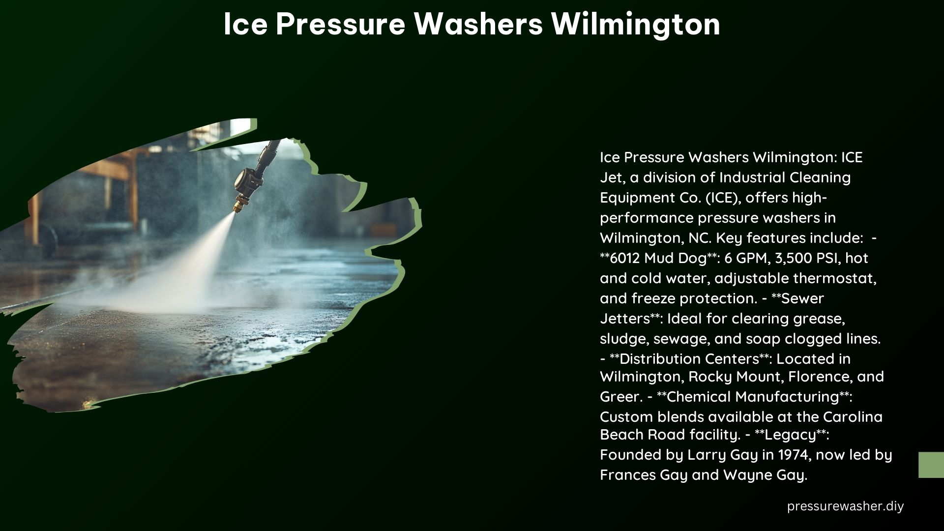 Ice Pressure Washers Wilmington