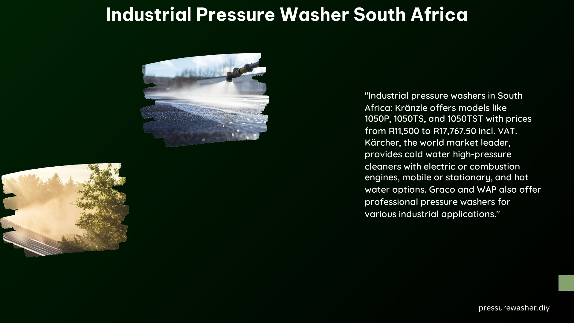 Industrial Pressure Washer South Africa