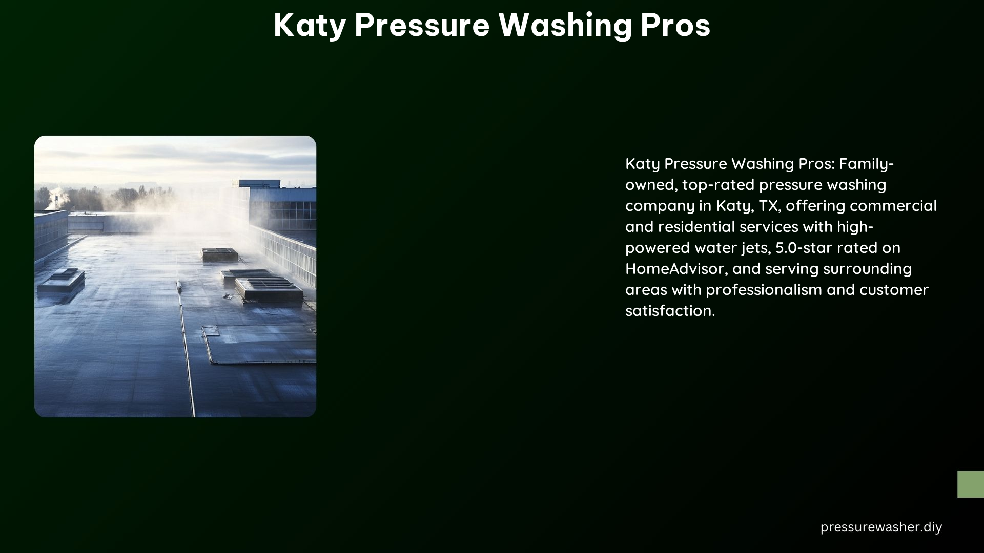Katy Pressure Washing Pros