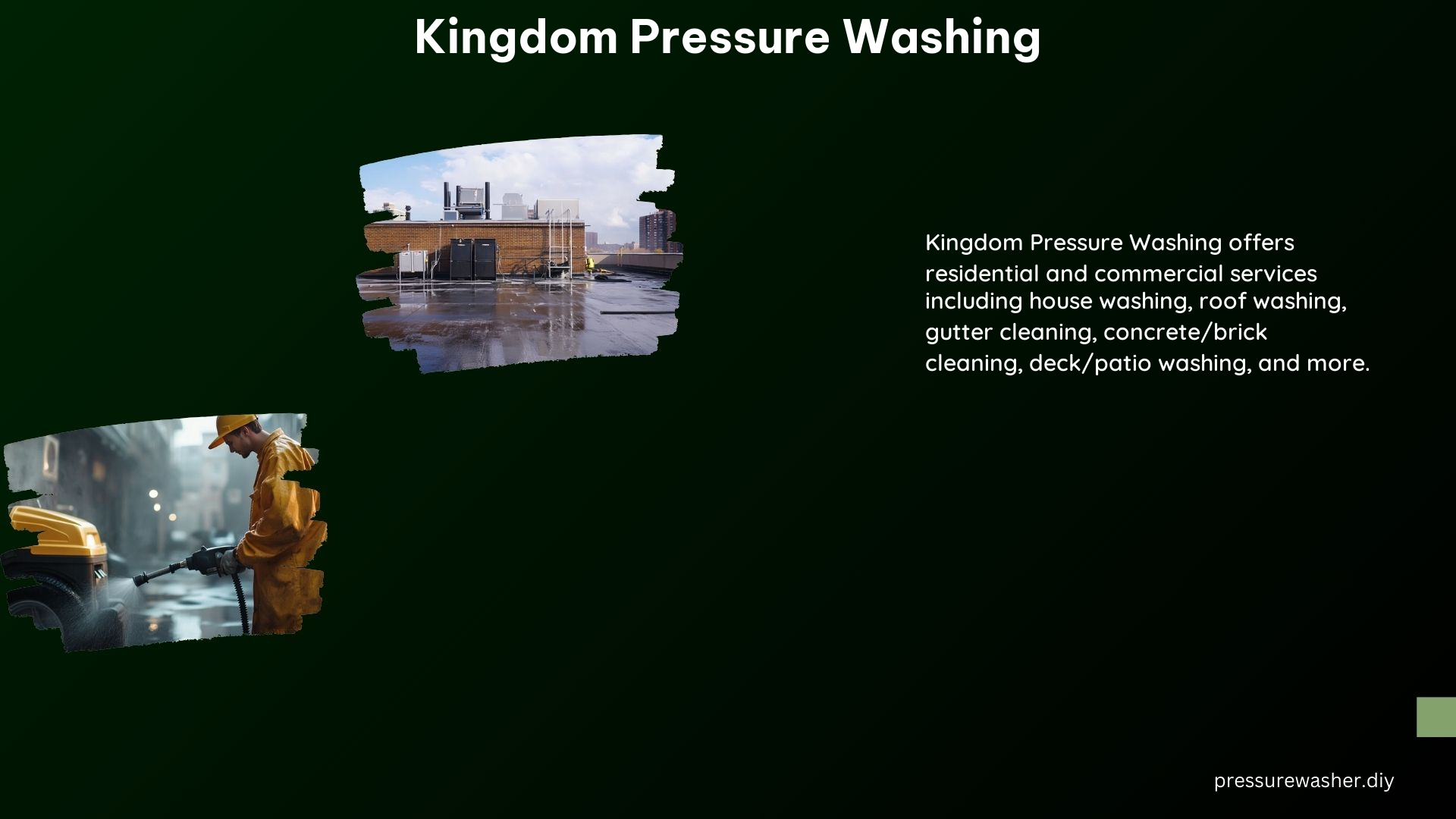 Kingdom Pressure Washing