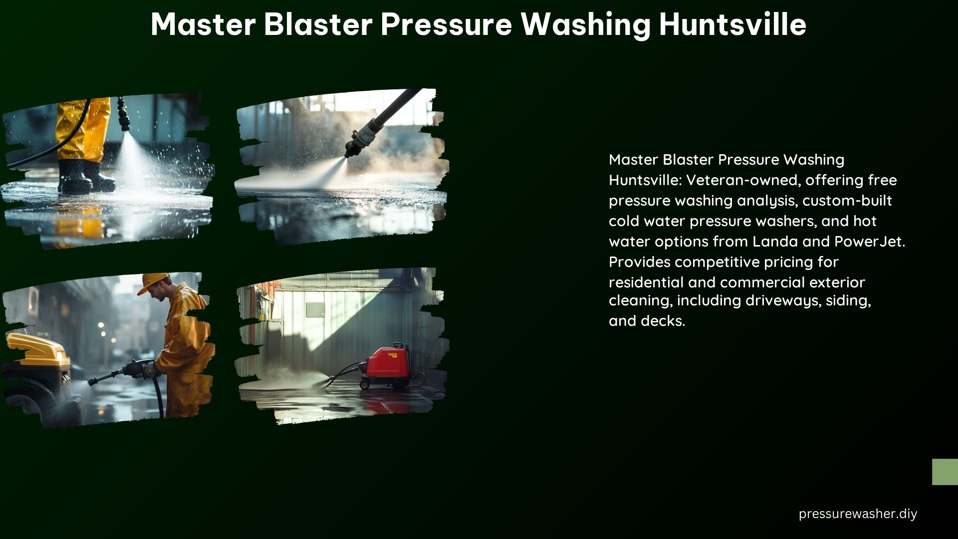 Master Blaster Pressure Washing Huntsville