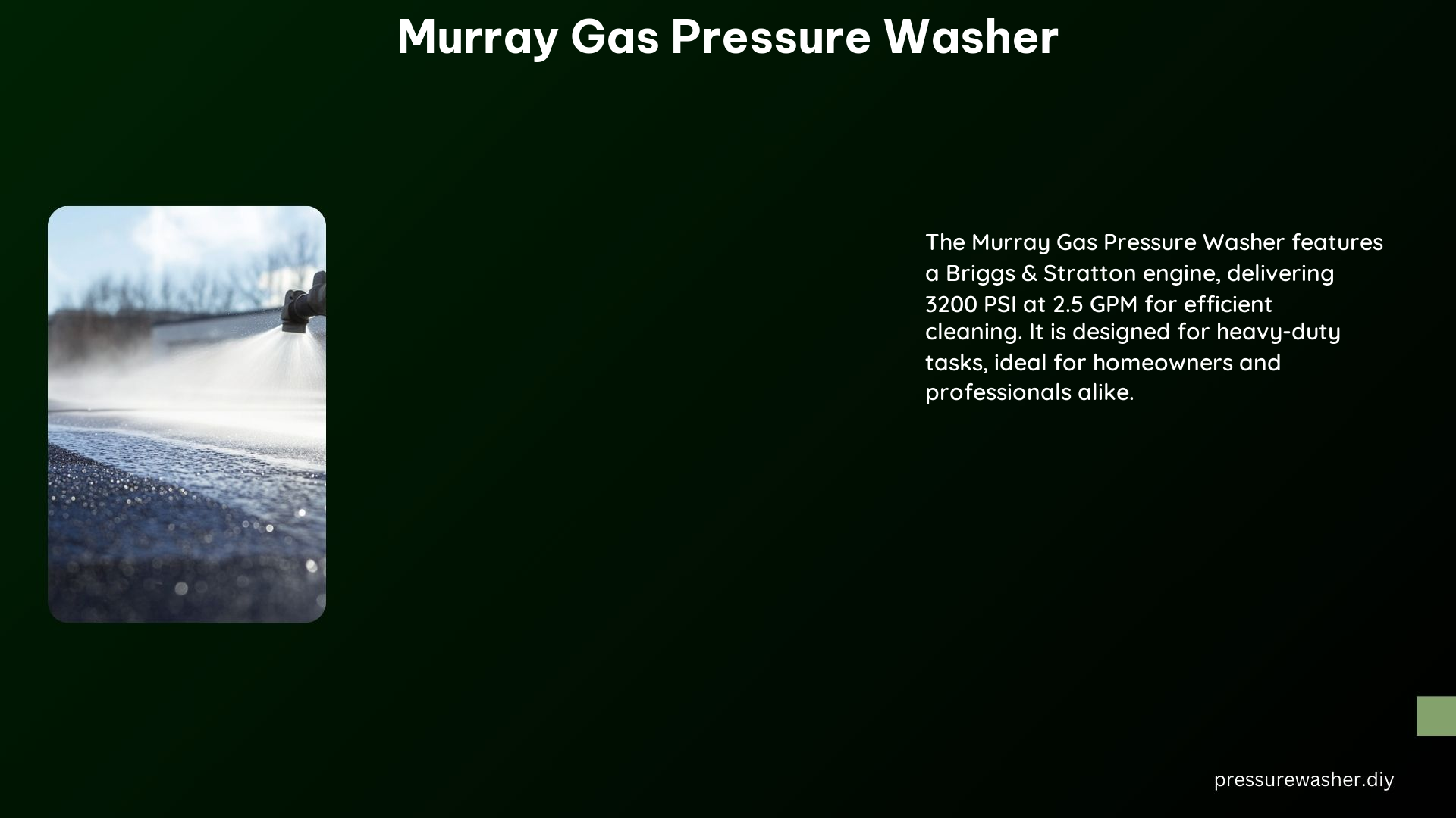 Murray Gas Pressure Washer