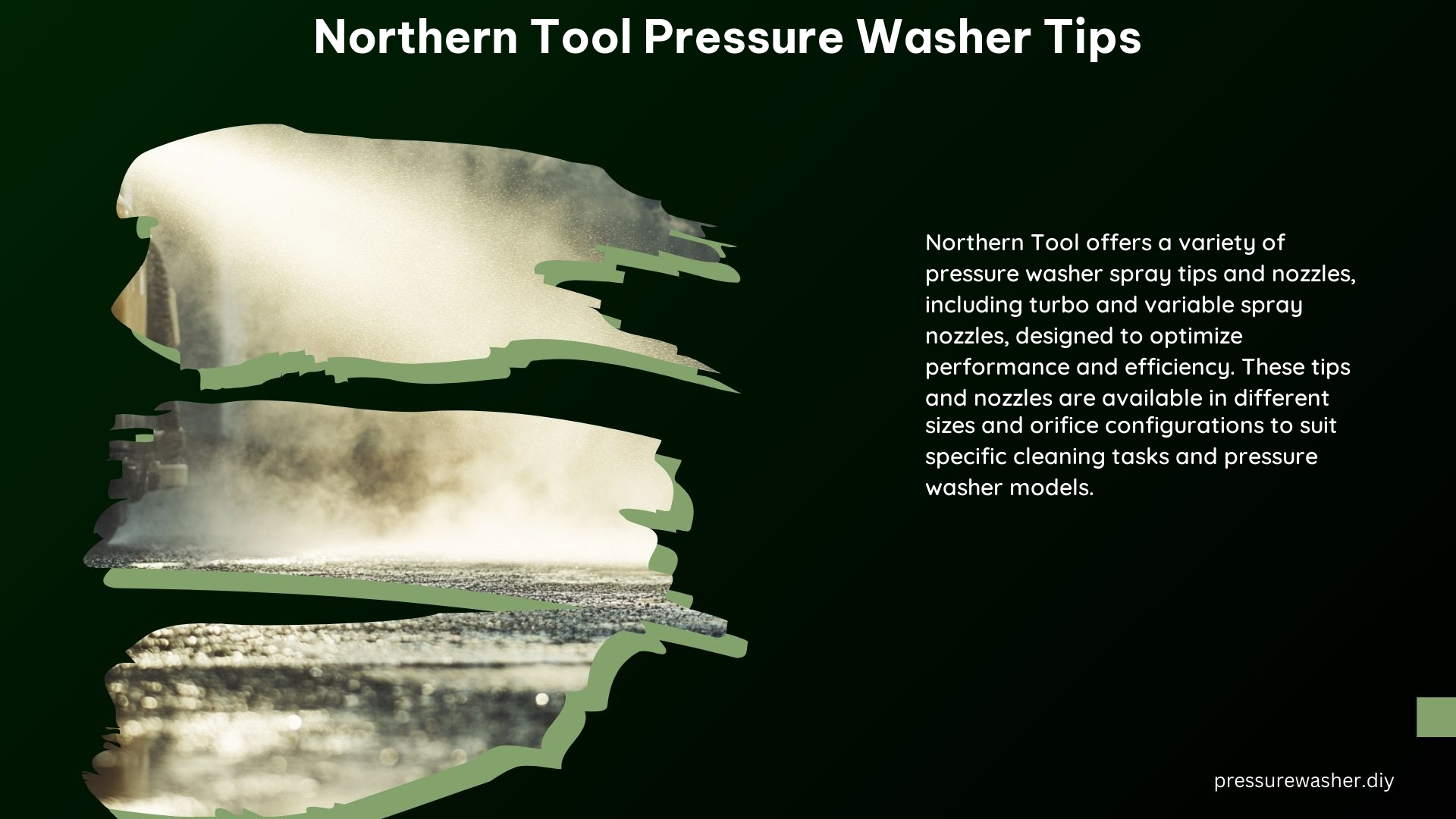 Northern Tool Pressure Washer Tips