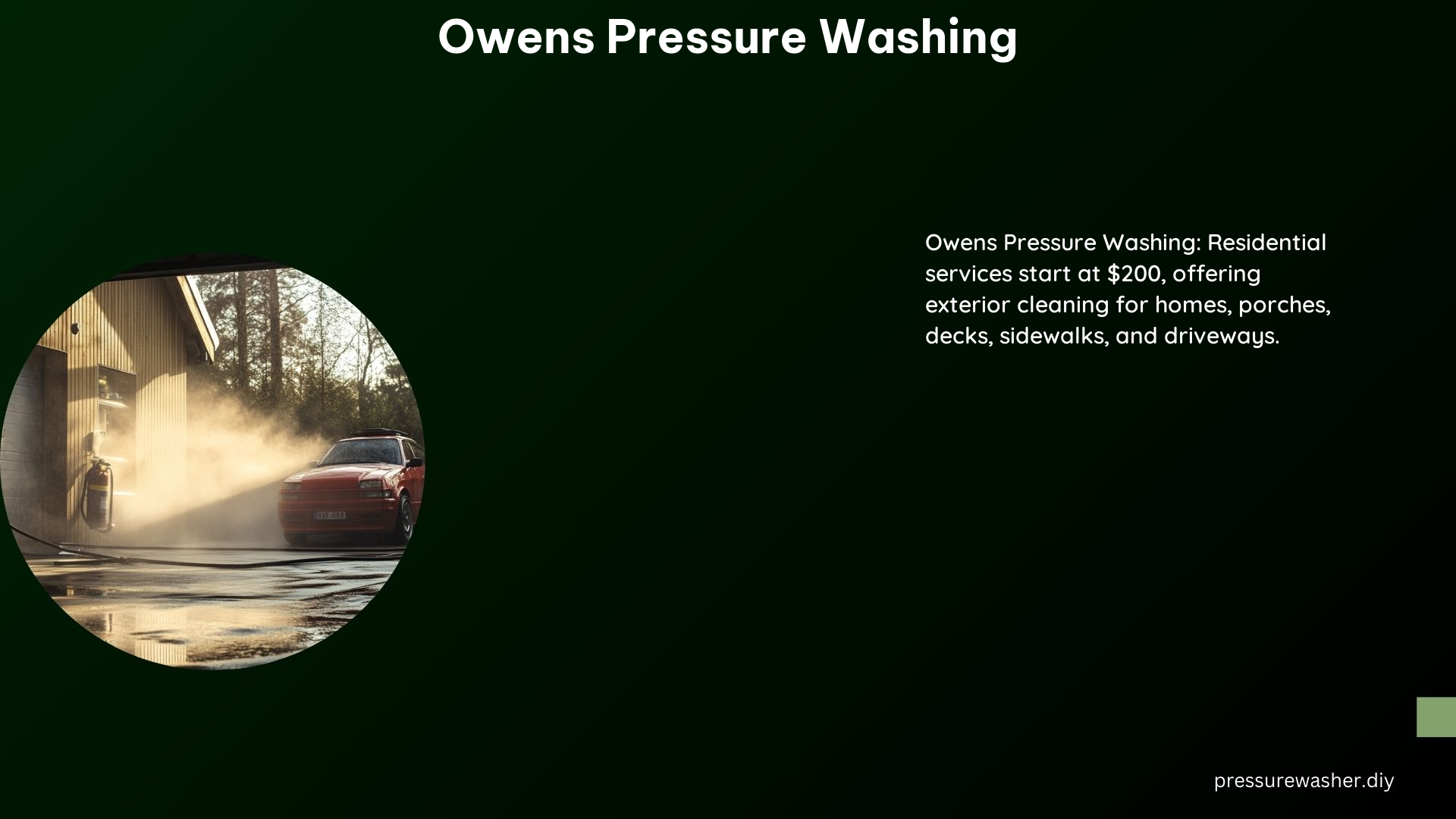 Owens Pressure Washing