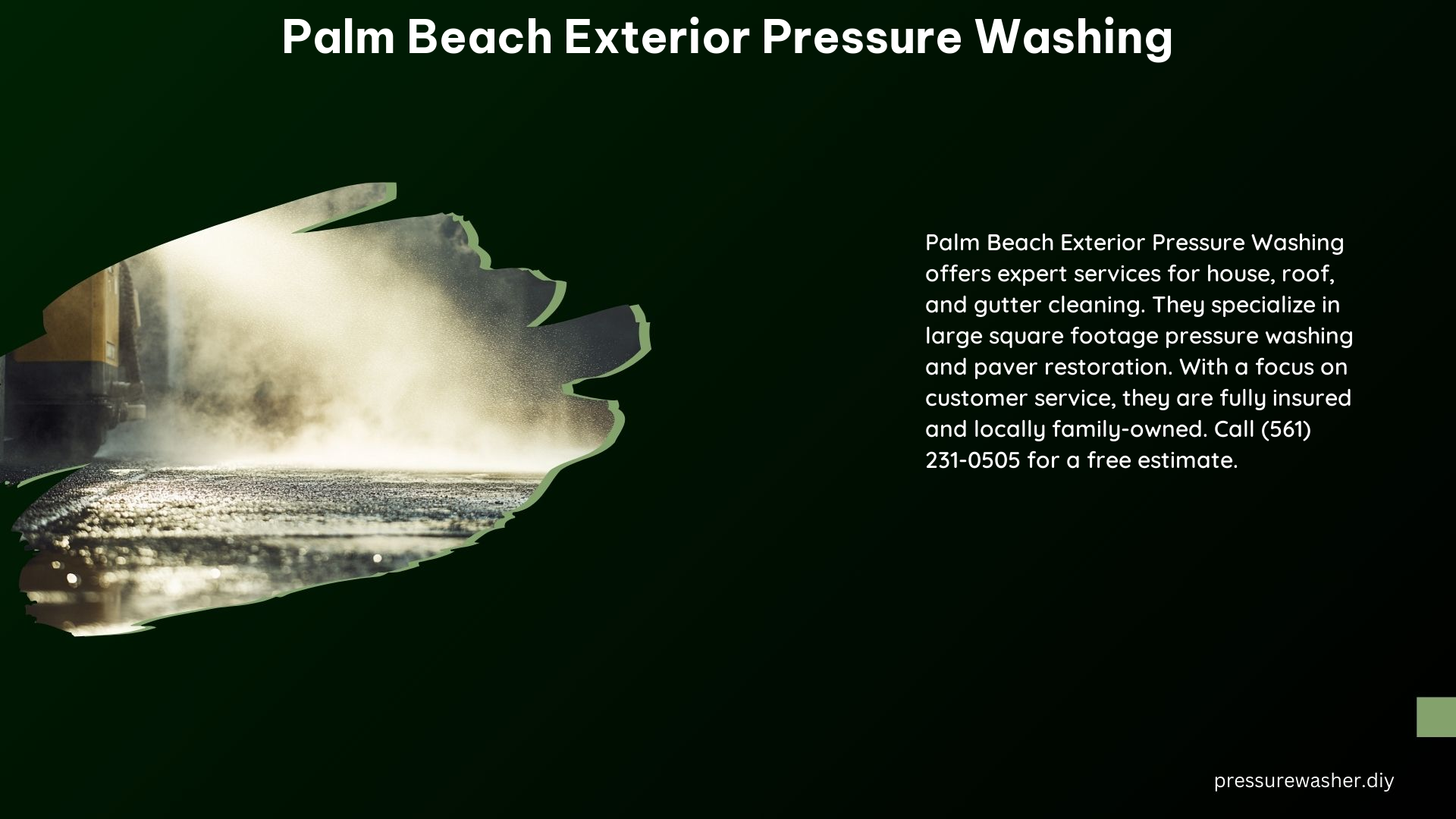 Palm Beach Exterior Pressure Washing