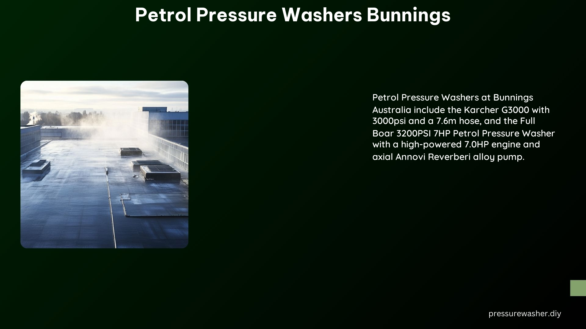 Petrol Pressure Washers Bunnings