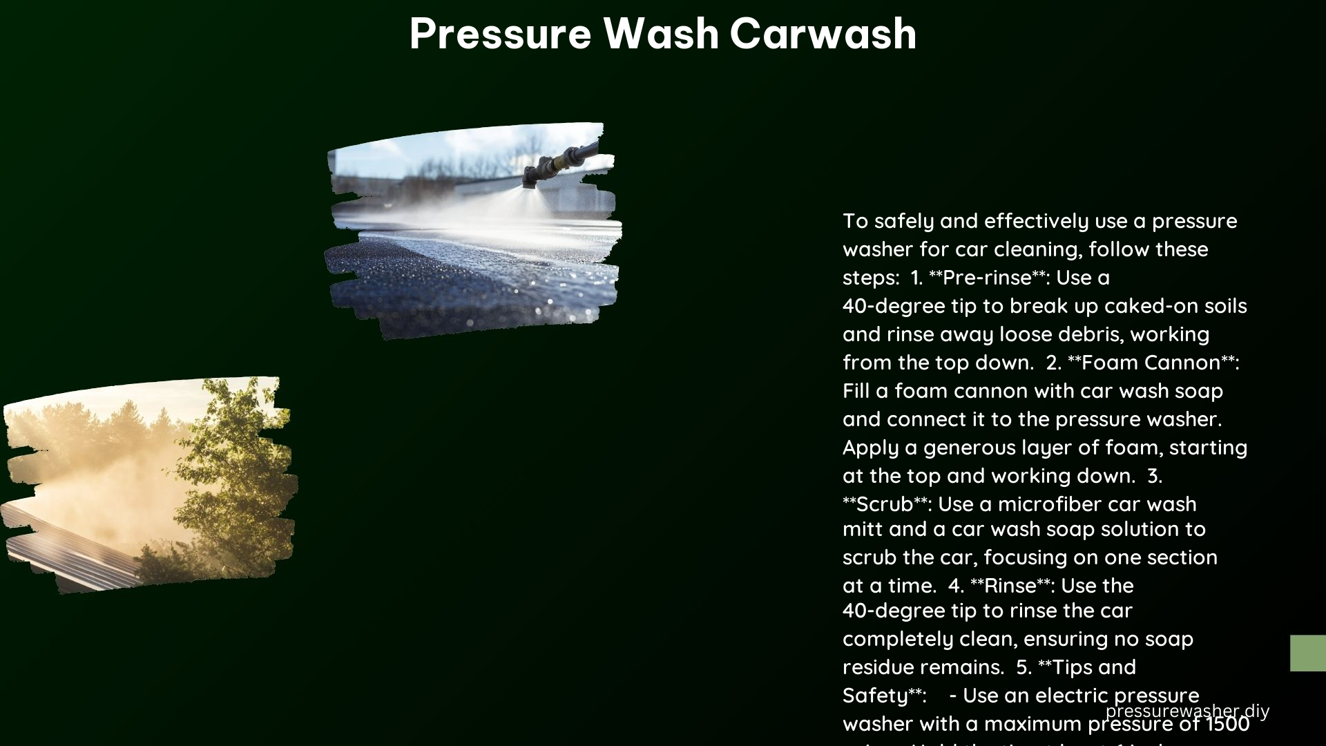 Pressure Wash Carwash