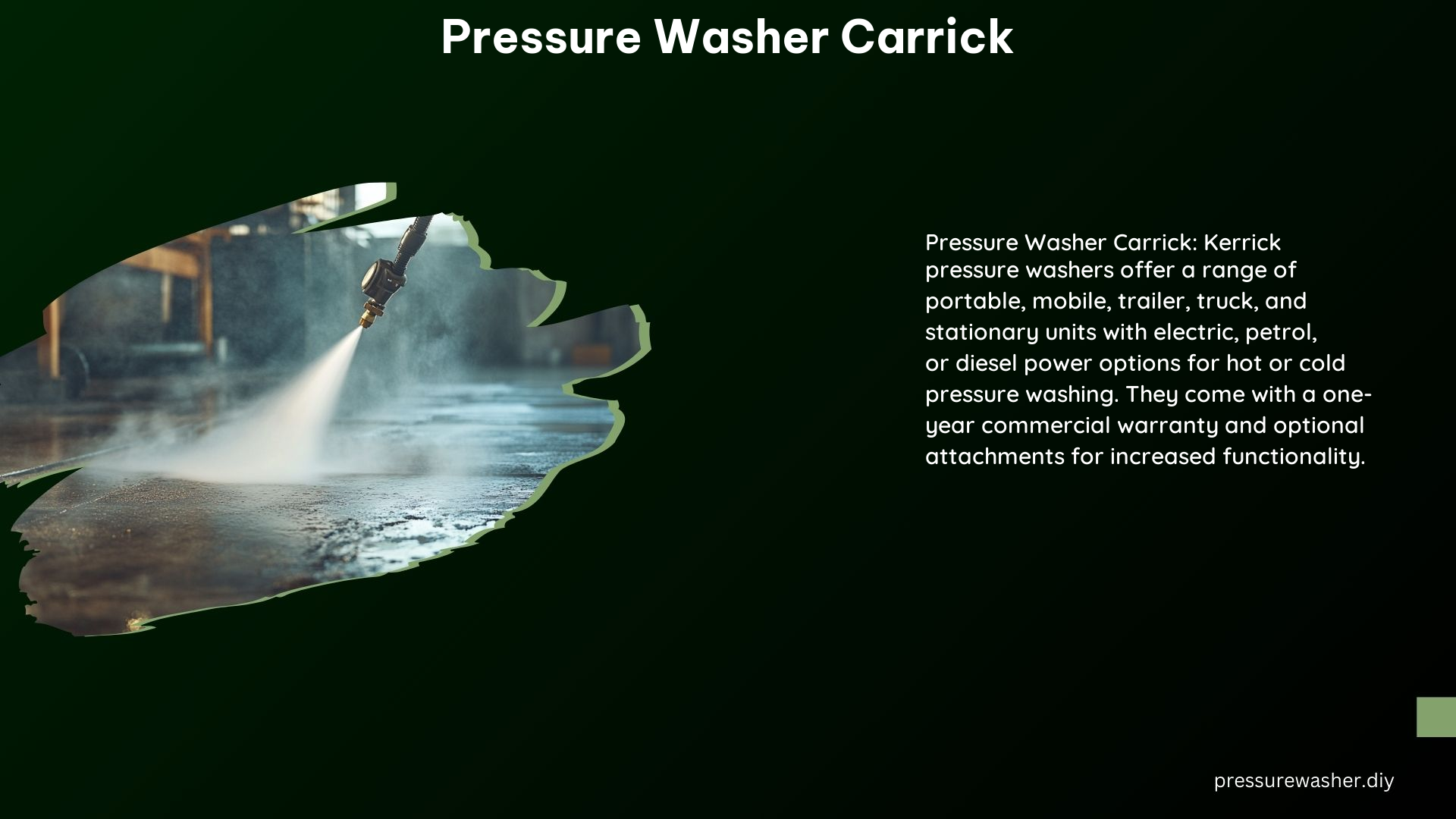 Pressure Washer Carrick