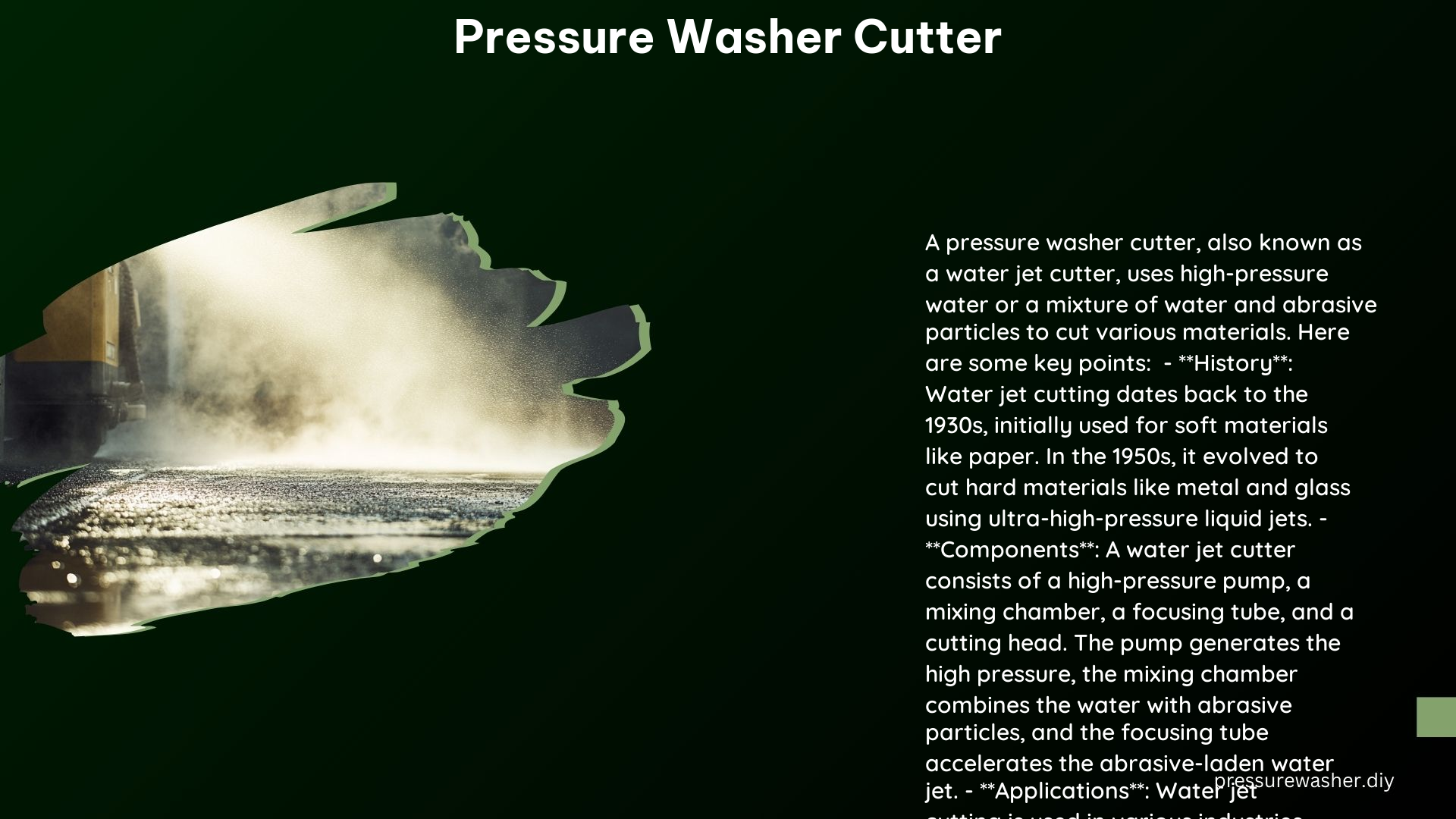 Pressure Washer Cutter