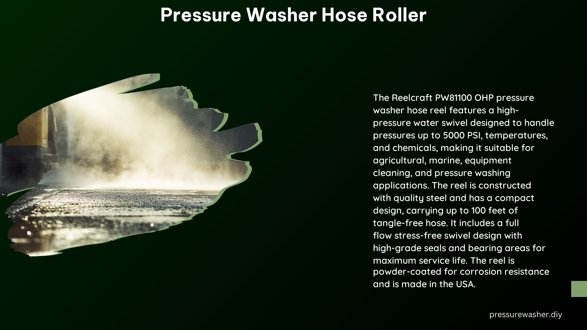 Pressure Washer Hose Roller