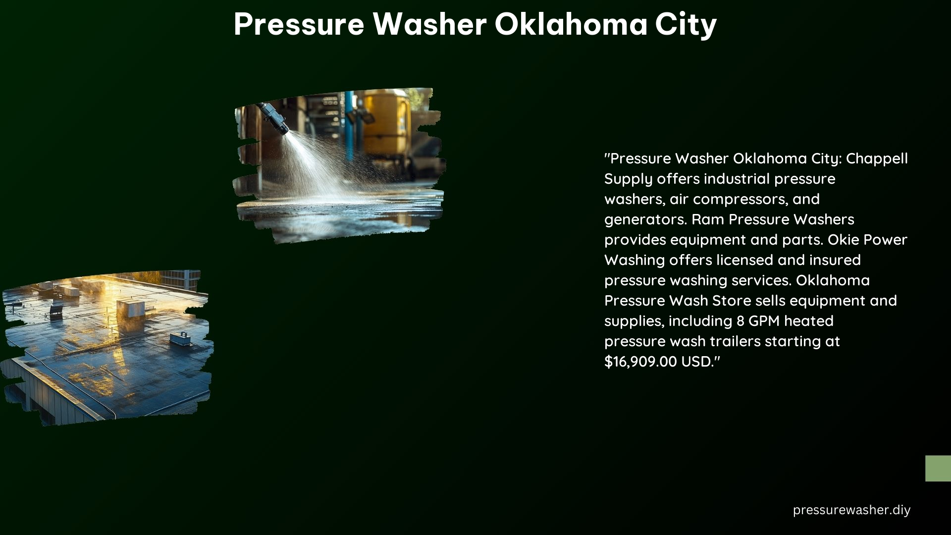 Pressure Washer Oklahoma City