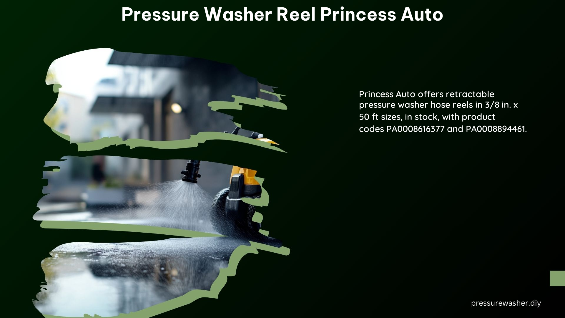 Pressure Washer Reel Princess Auto