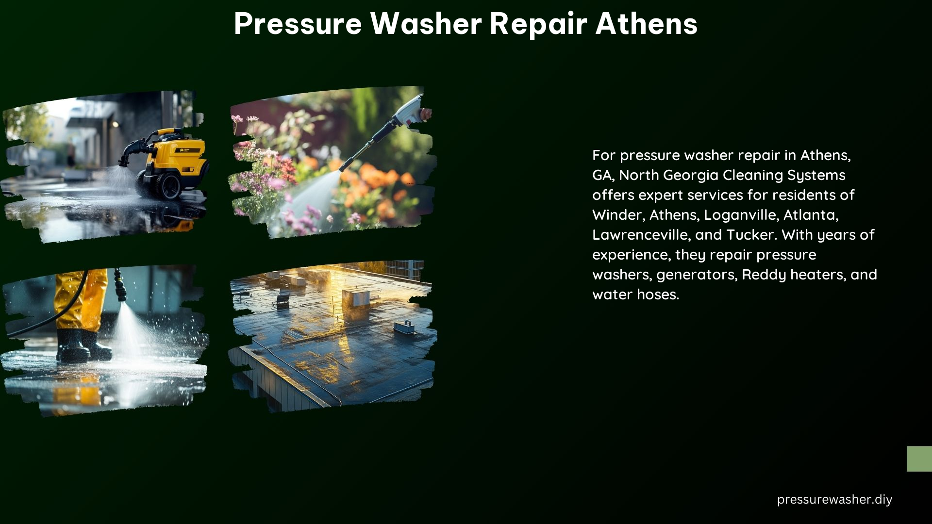 Pressure Washer Repair Athens