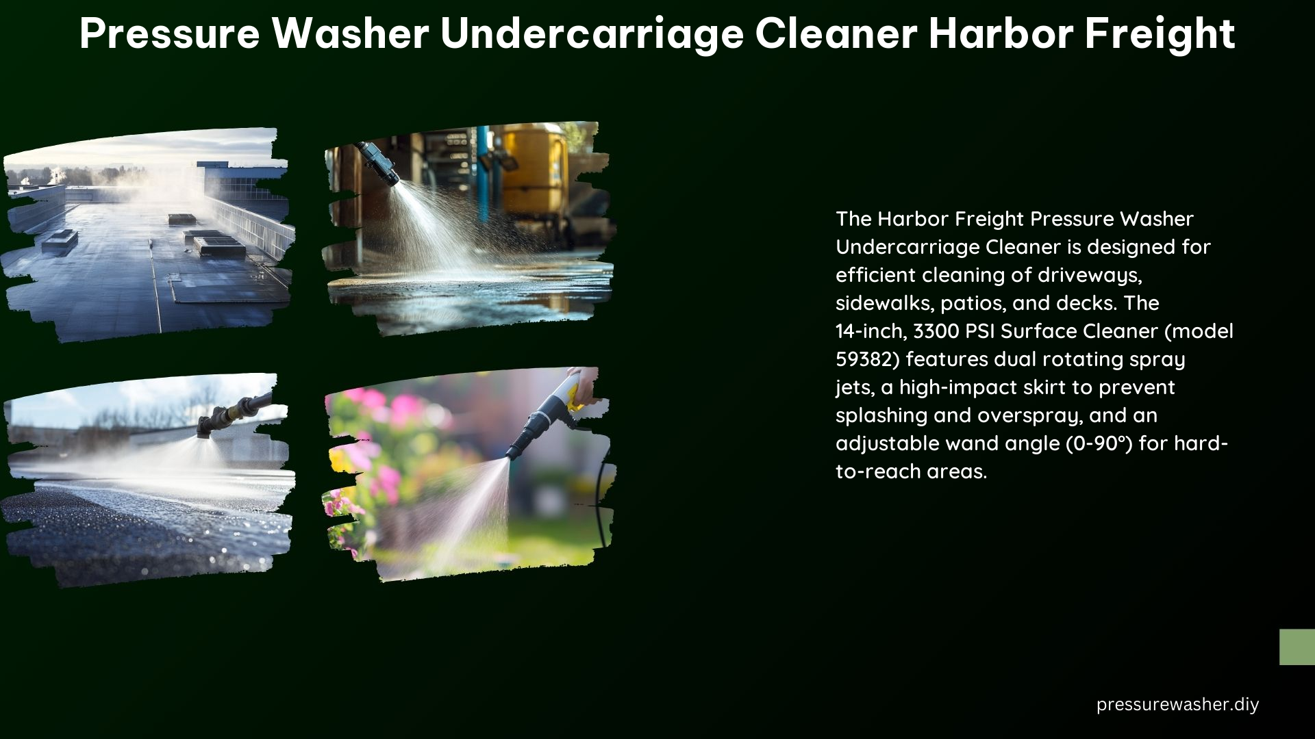 Pressure Washer Undercarriage Cleaner Harbor Freight
