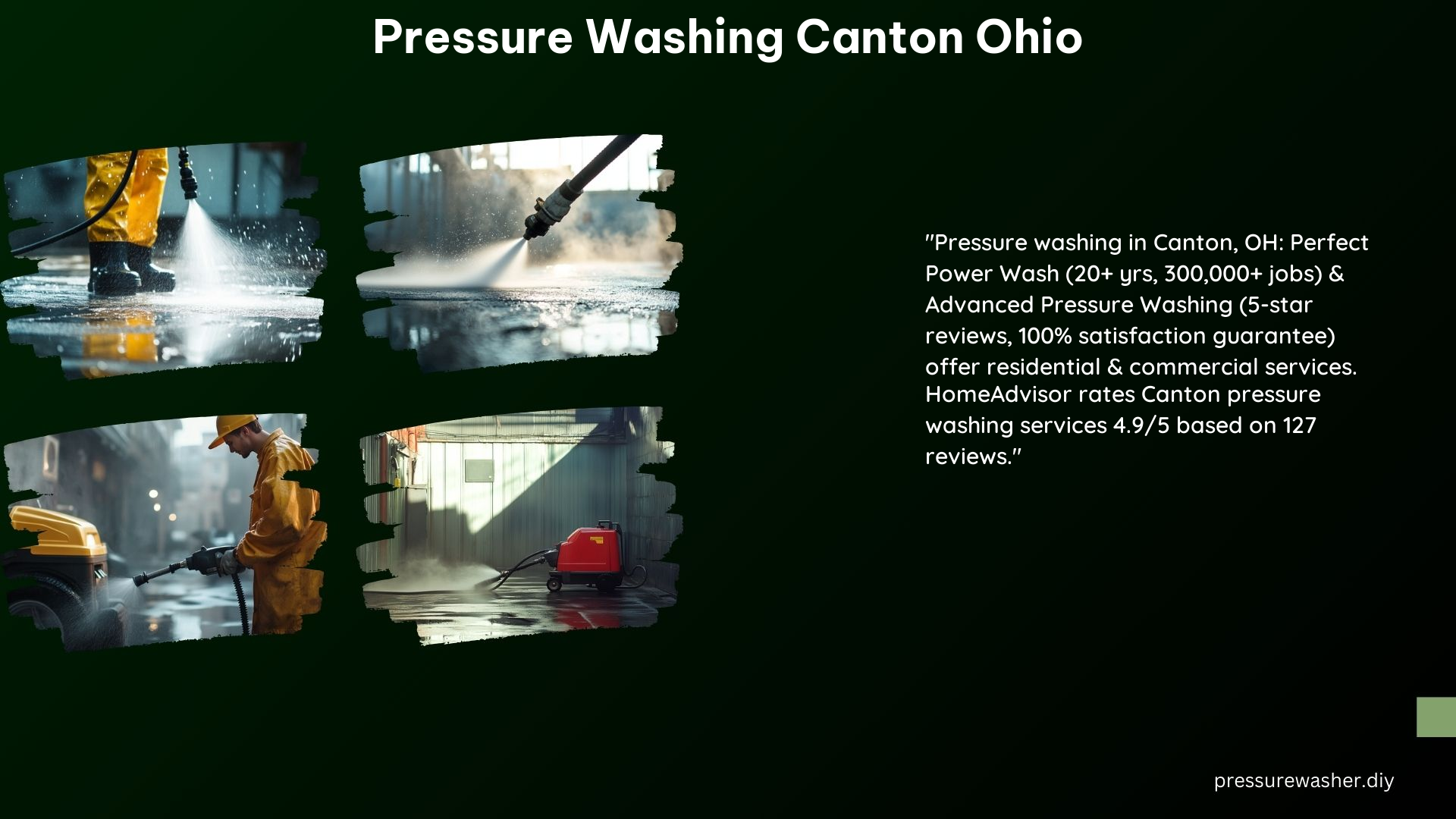 Pressure Washing Canton Ohio