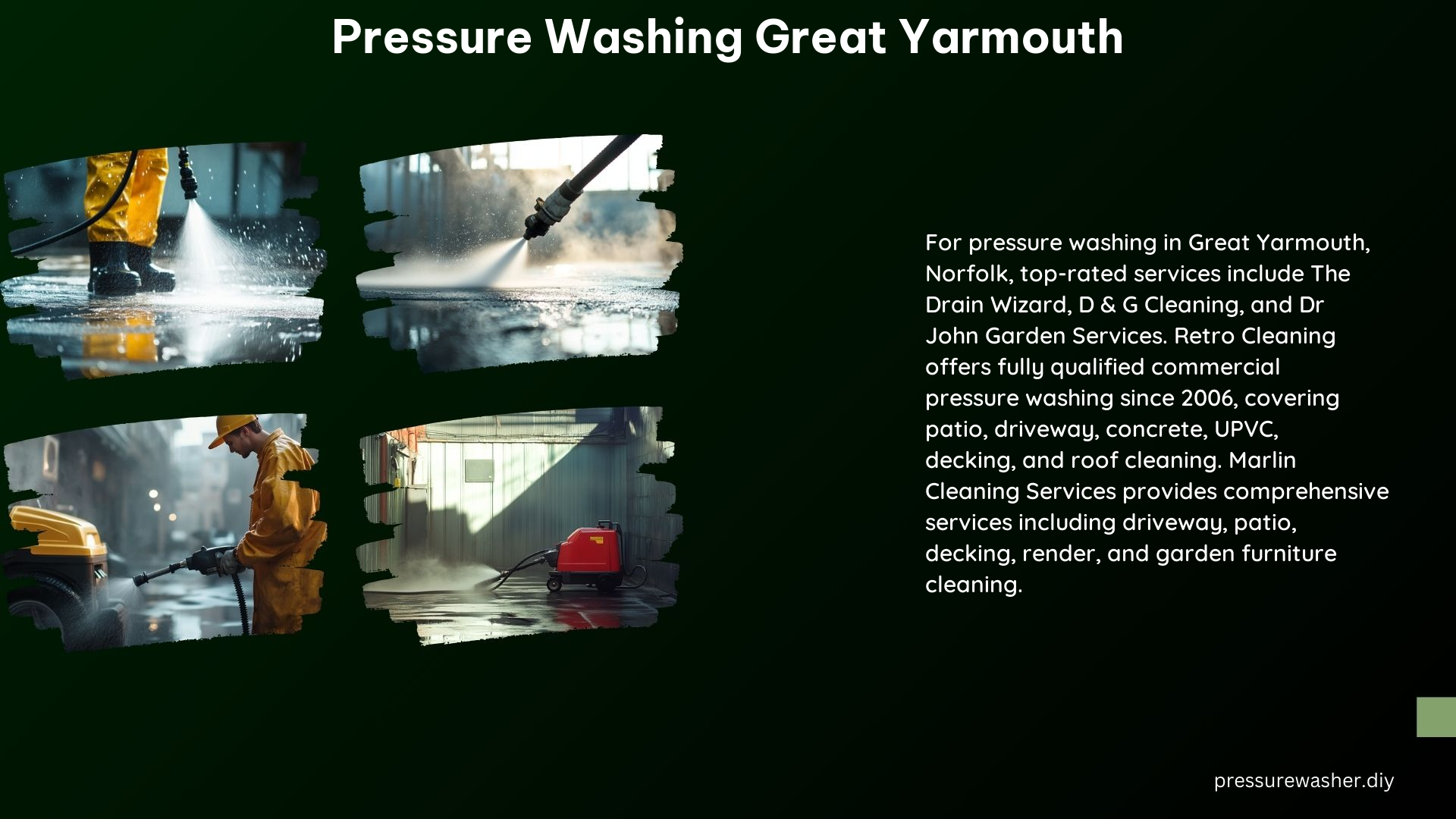Pressure Washing Great Yarmouth