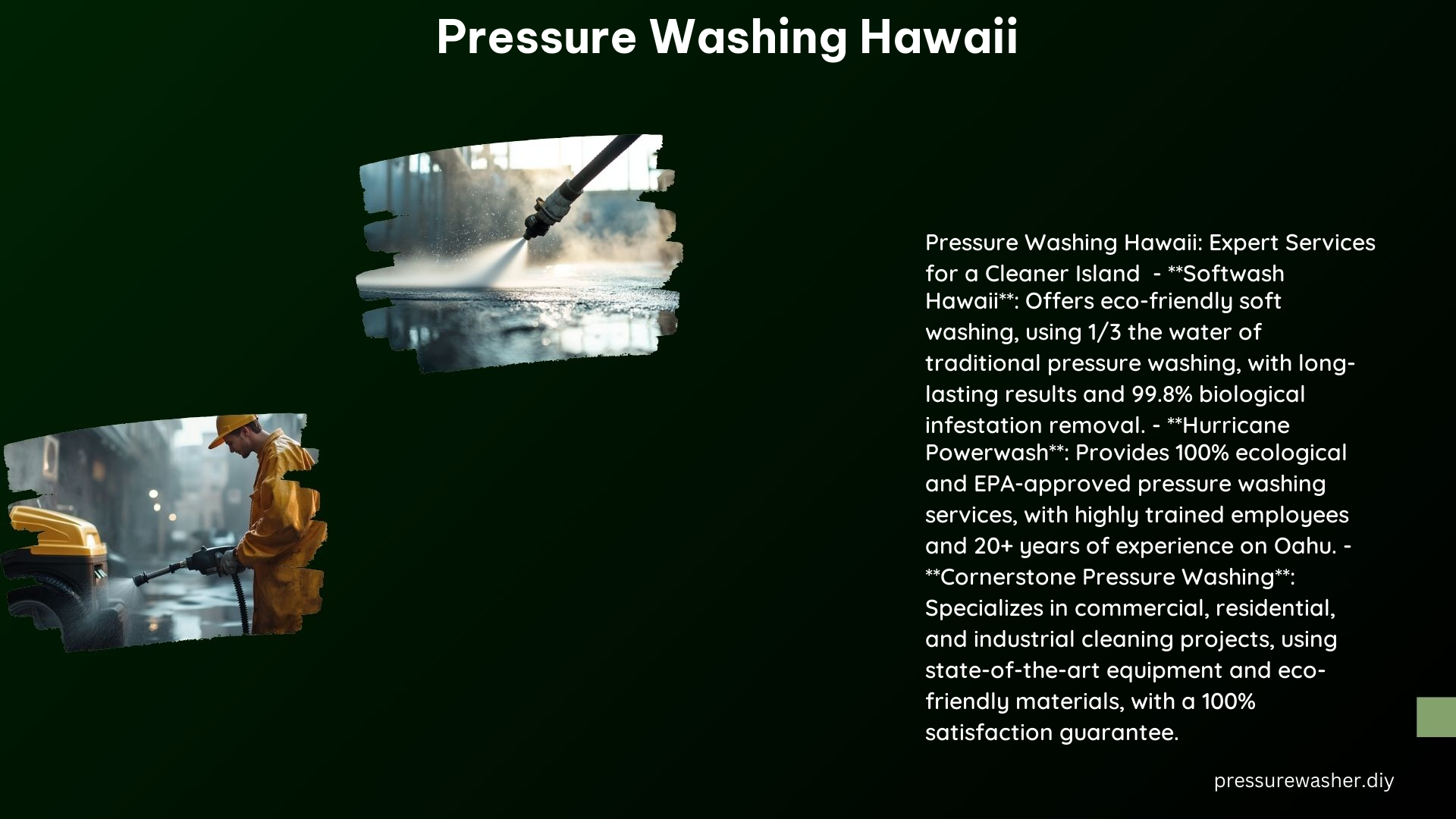 Pressure Washing Hawaii