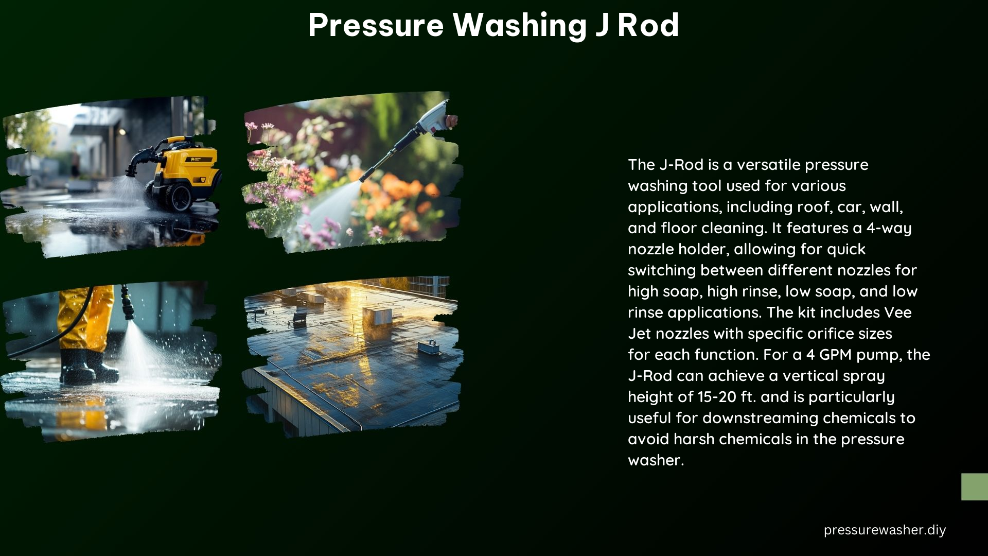 Pressure Washing J Rod