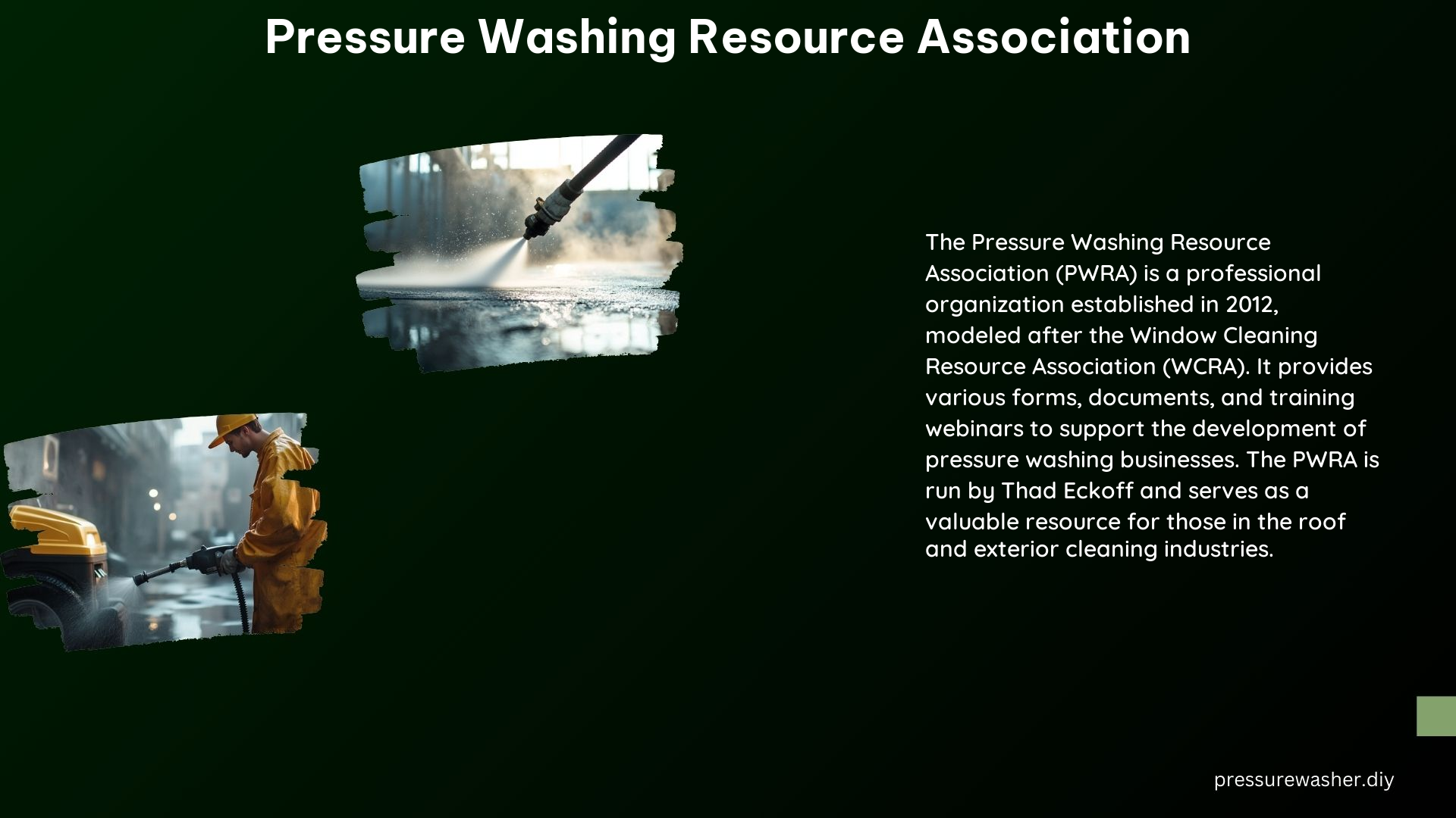 Pressure Washing Resource Association