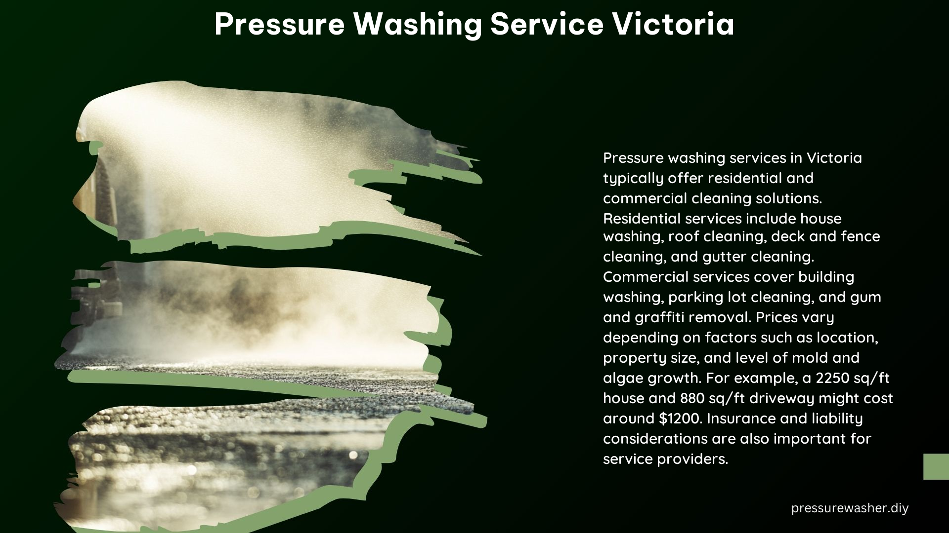 Pressure Washing Service Victoria