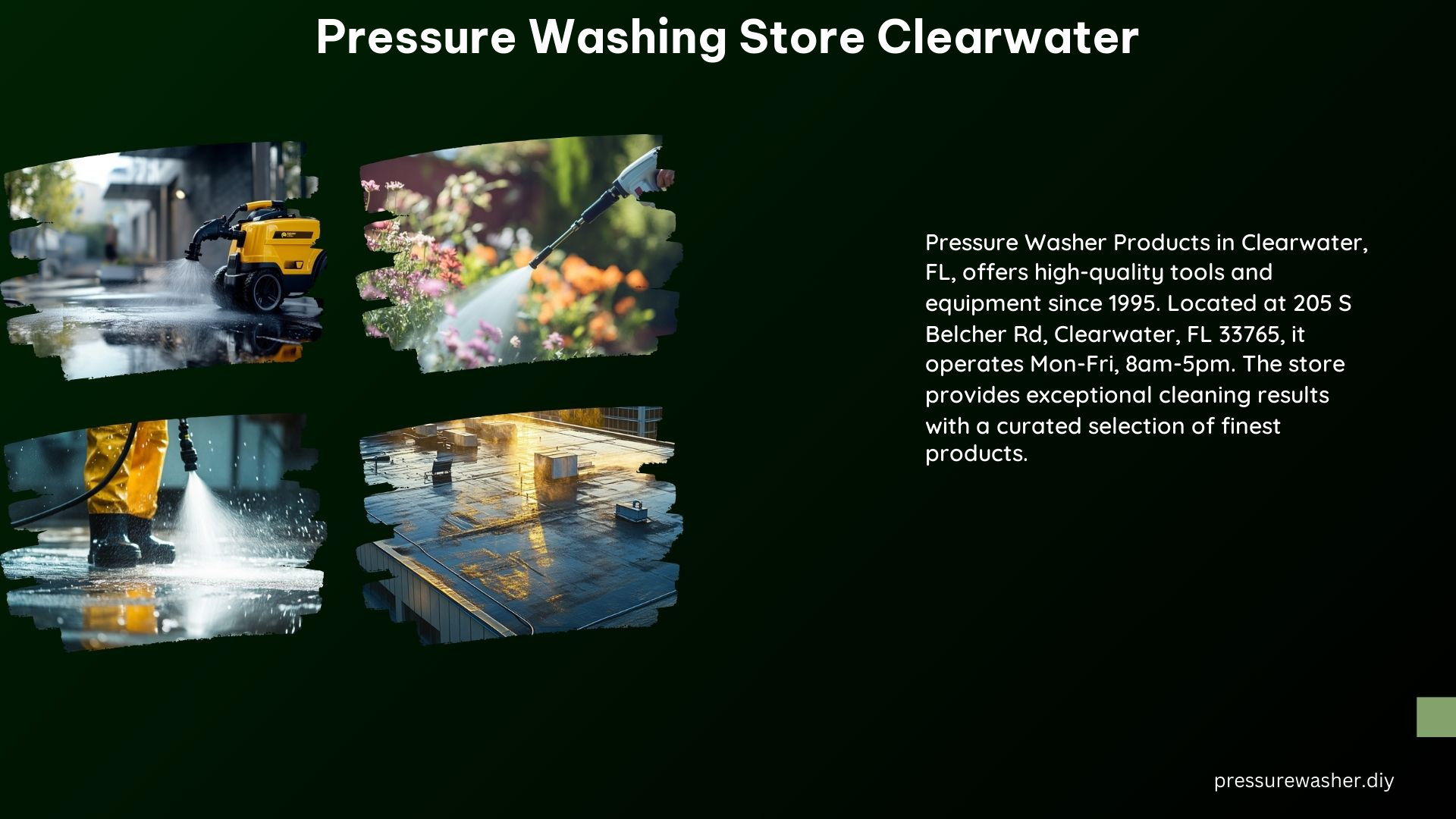 Pressure Washing Store Clearwater