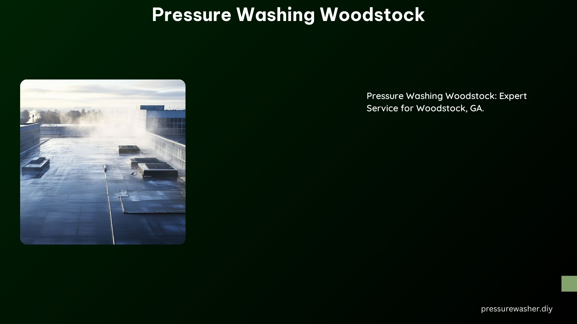 Pressure Washing Woodstock