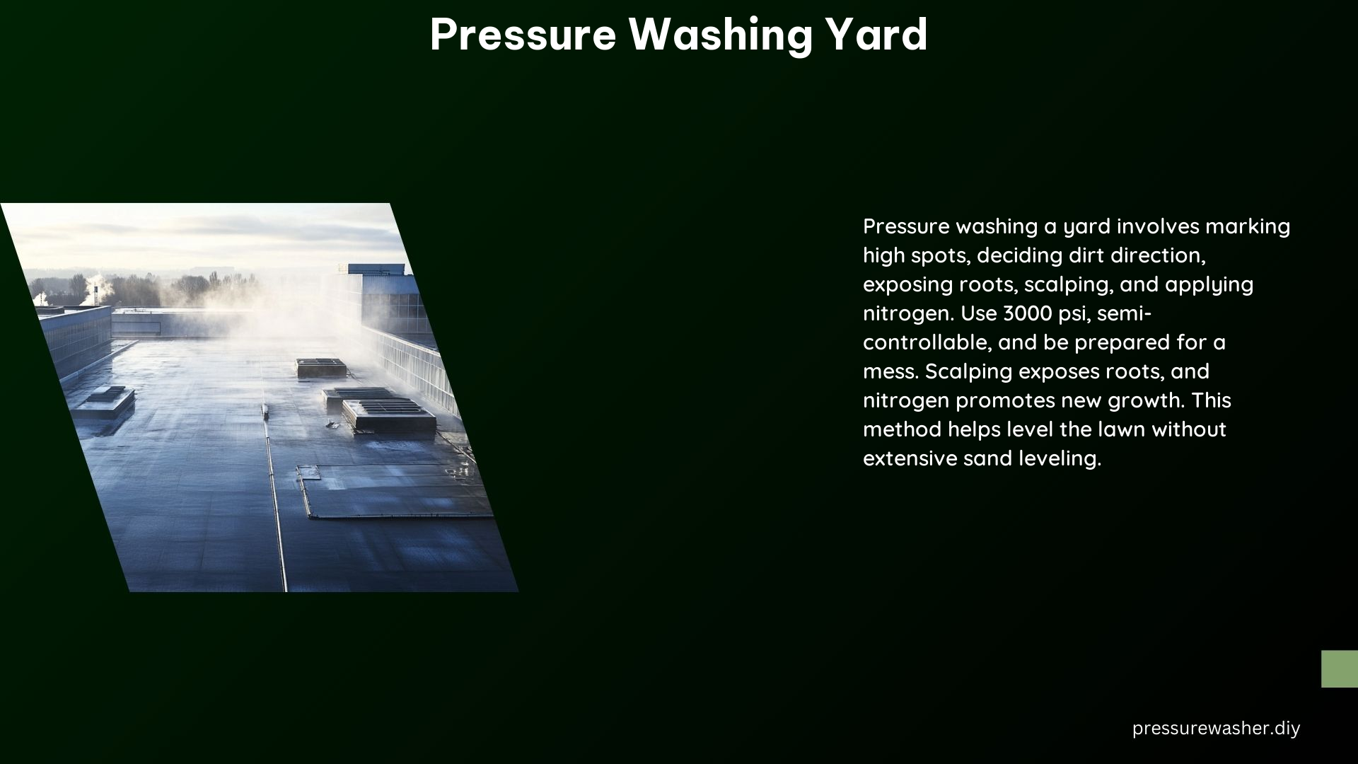Pressure Washing Yard