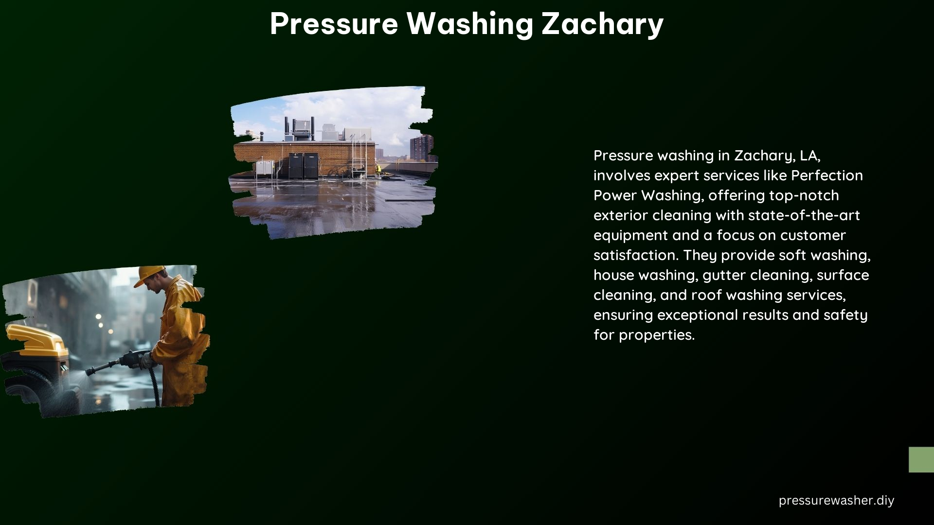 Pressure Washing Zachary