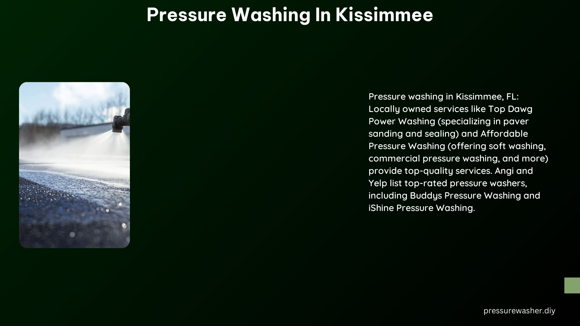 Pressure Washing in Kissimmee