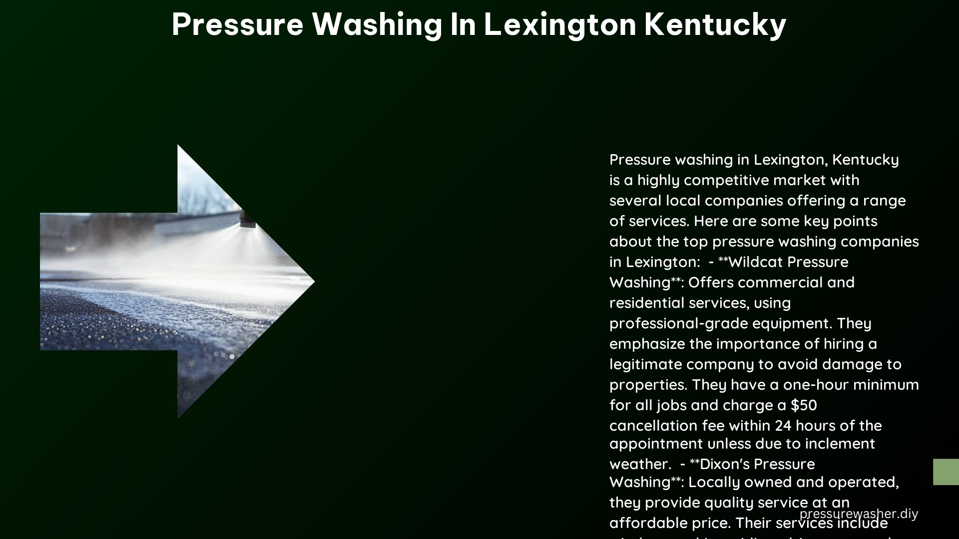 Pressure Washing in Lexington Kentucky