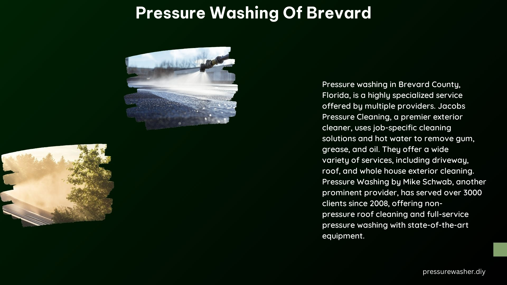 Pressure Washing of Brevard
