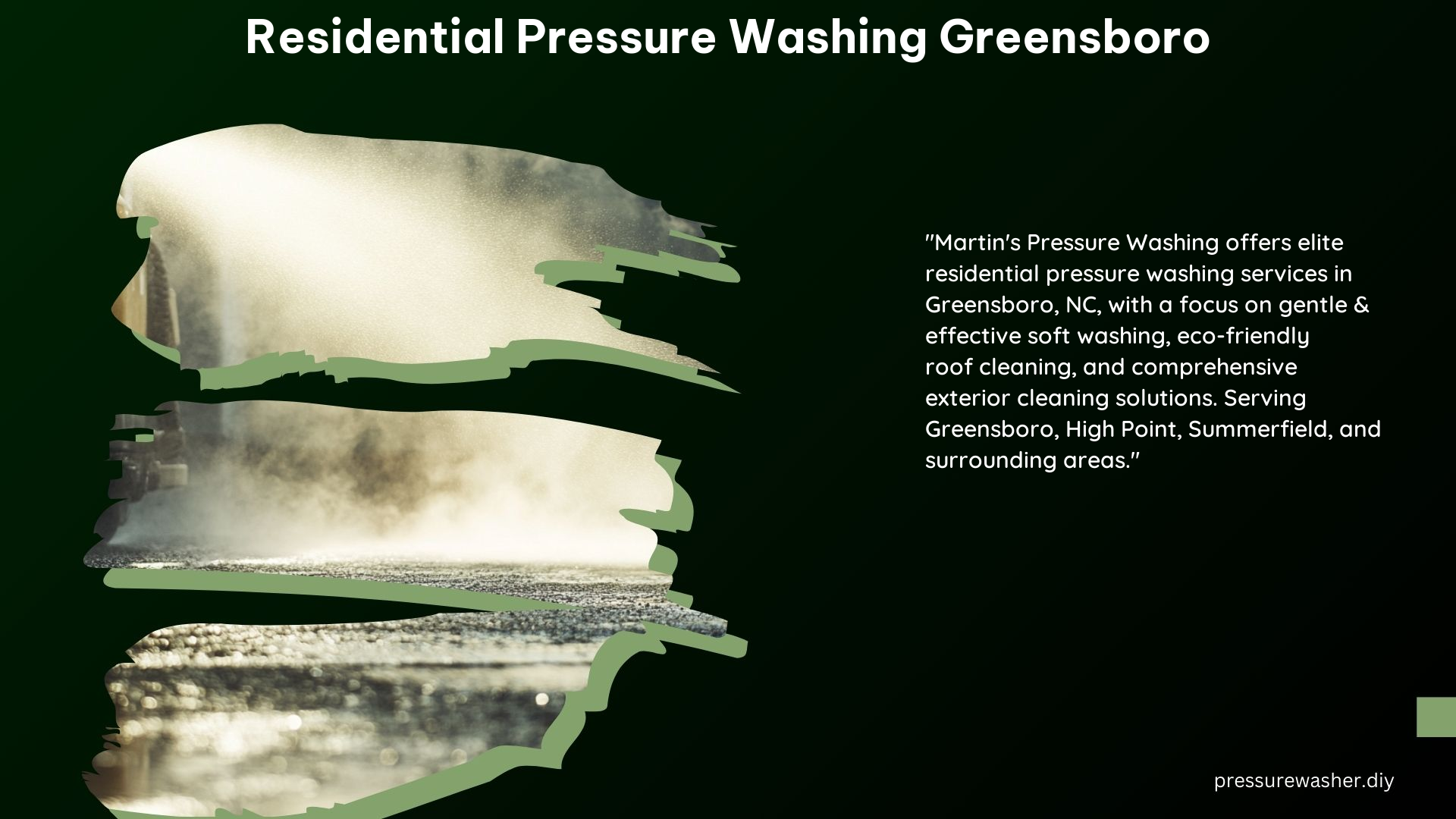 Residential Pressure Washing Greensboro