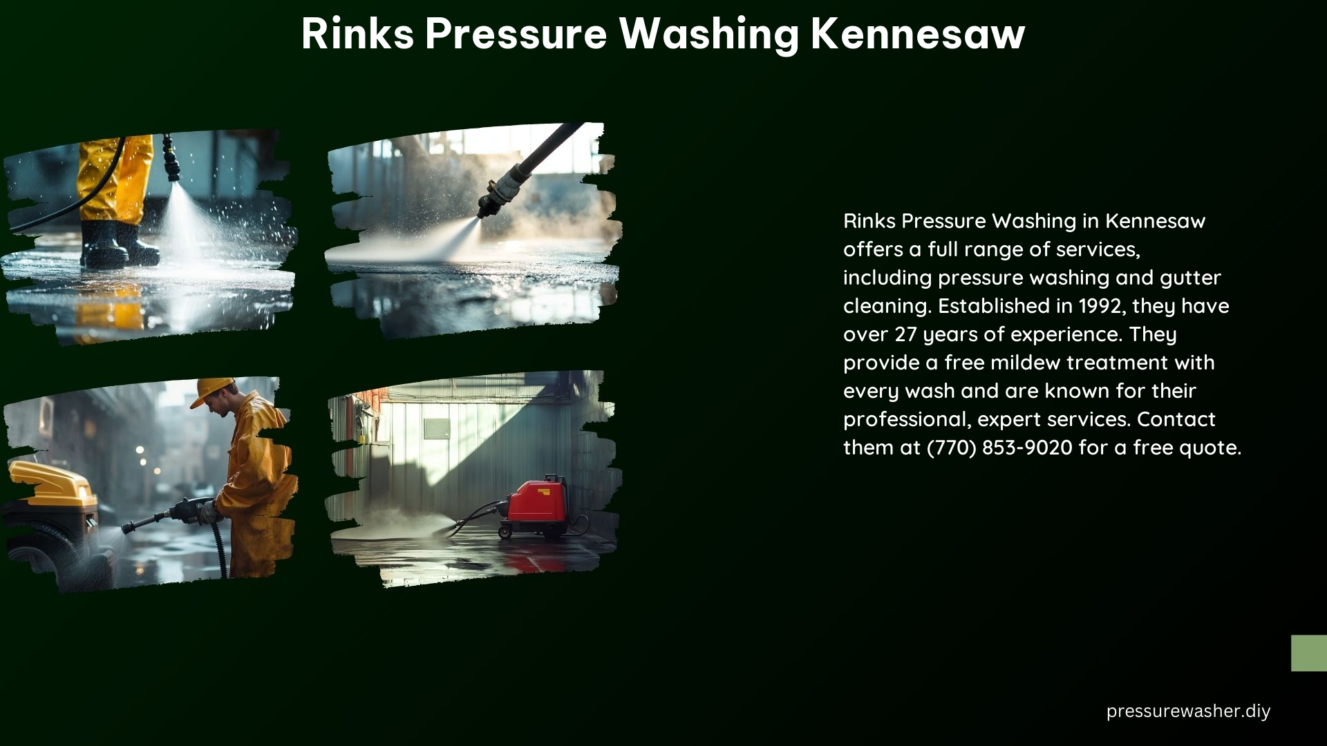 Rinks Pressure Washing Kennesaw