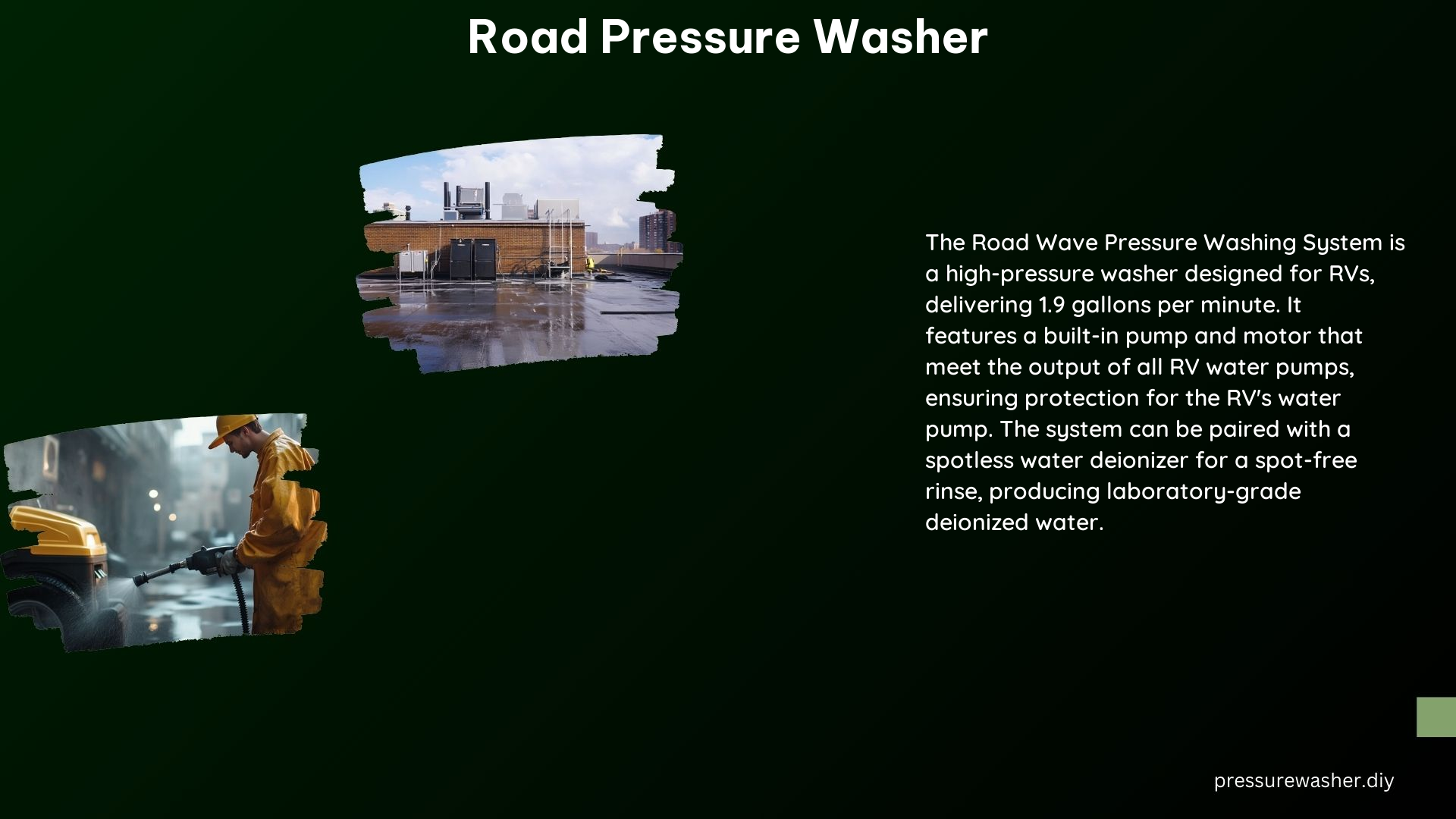 Road Pressure Washer